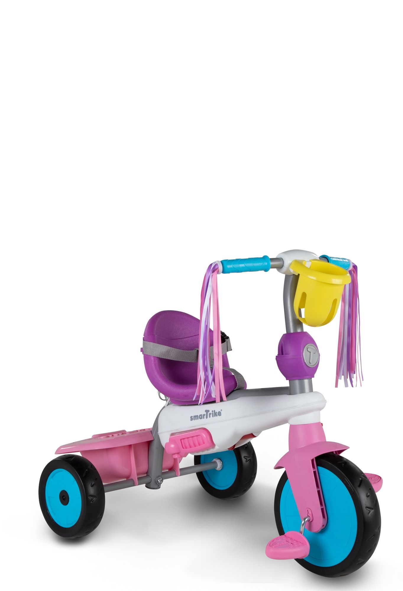 Triciclo 3in1 smartrike breeze, ideale da 15 a 36 mesi, sistema di guida touch steering, ammortizzatori brevettati per il massimo comfort - versione unicorno - SMART TRIKE, SUN&SPORT
