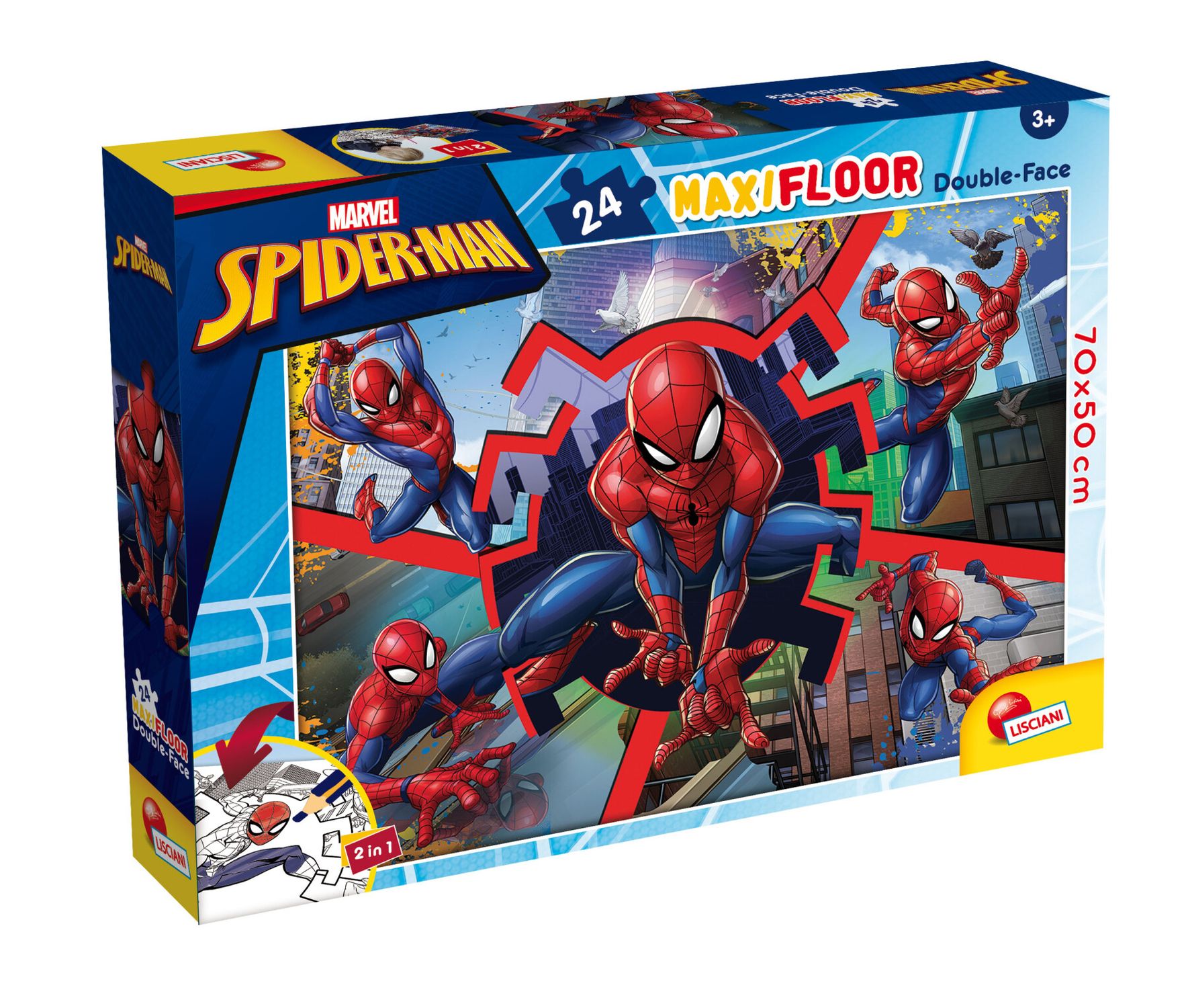 Marvel puzzle df maxi floor 24  spiderman - LISCIANI, Avengers, MARVEL, Spiderman
