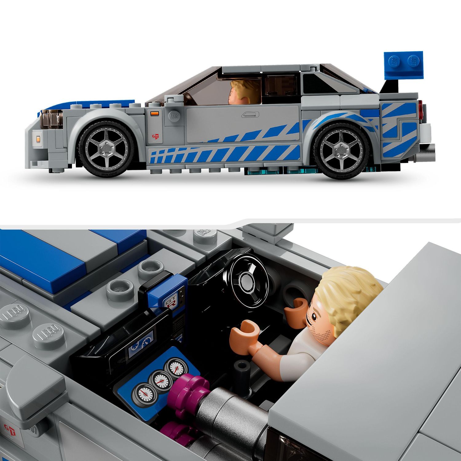 Lego speed champions 76917 2 fast 2 furious nissan skyline gt-r (r34) macchina giocattolo da collezione 2023, giochi per bambini - LEGO SPEED CHAMPIONS, Lego