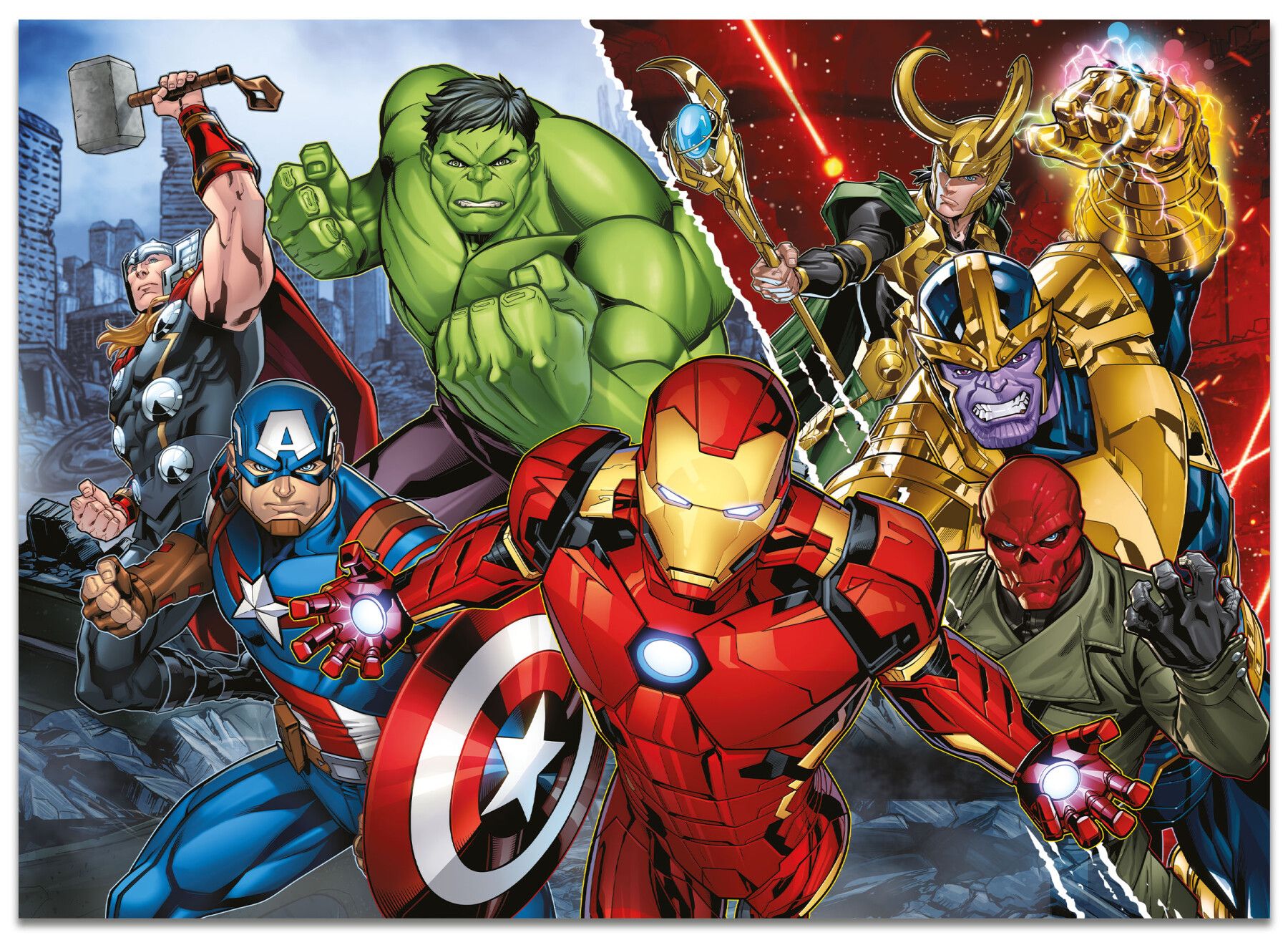 Marvel puzzle df  maxi floor 108 avengers - LISCIANI, Avengers, MARVEL