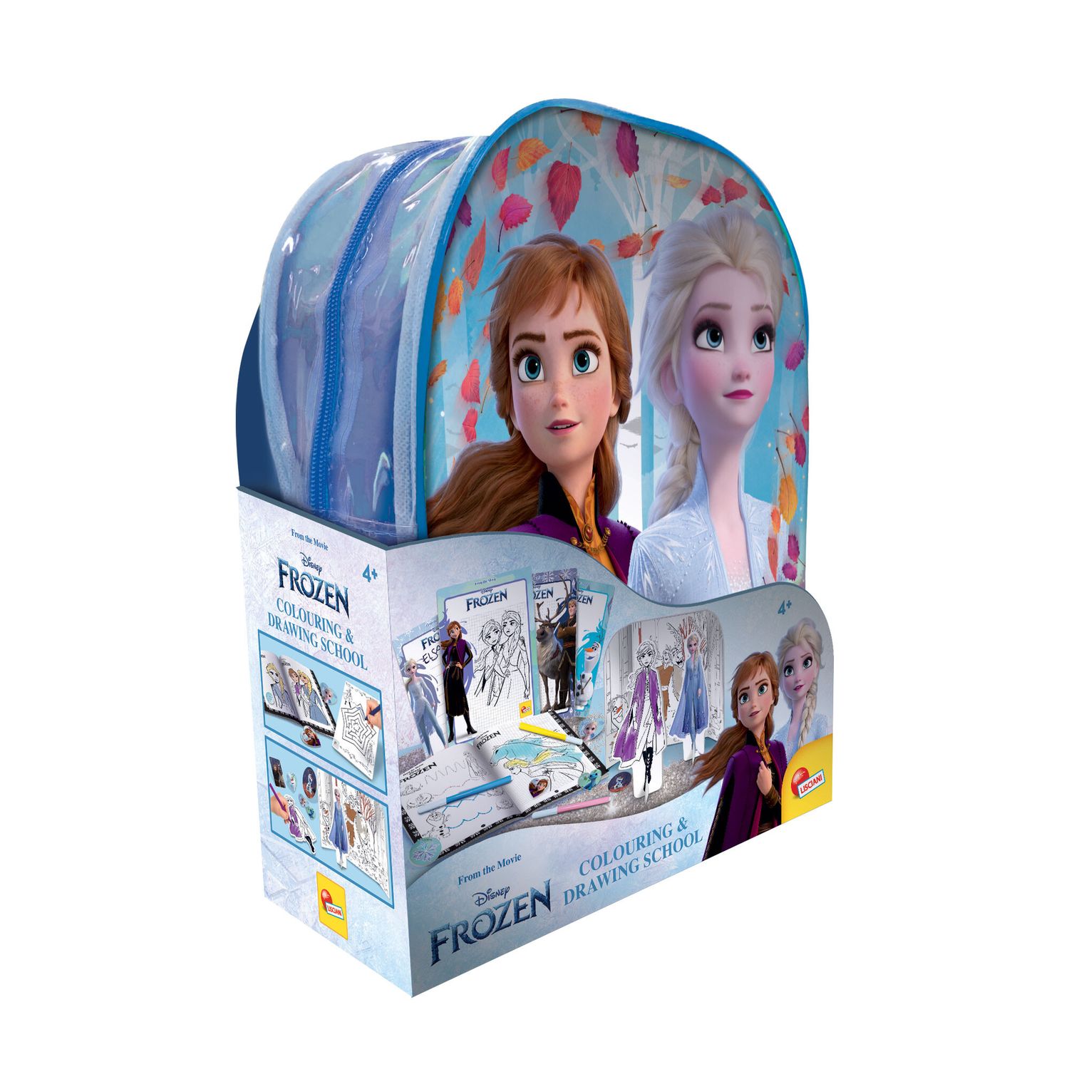 Frozen zainetto coloring and drawing school - DISNEY PRINCESS, LISCIANI, Disney, Frozen