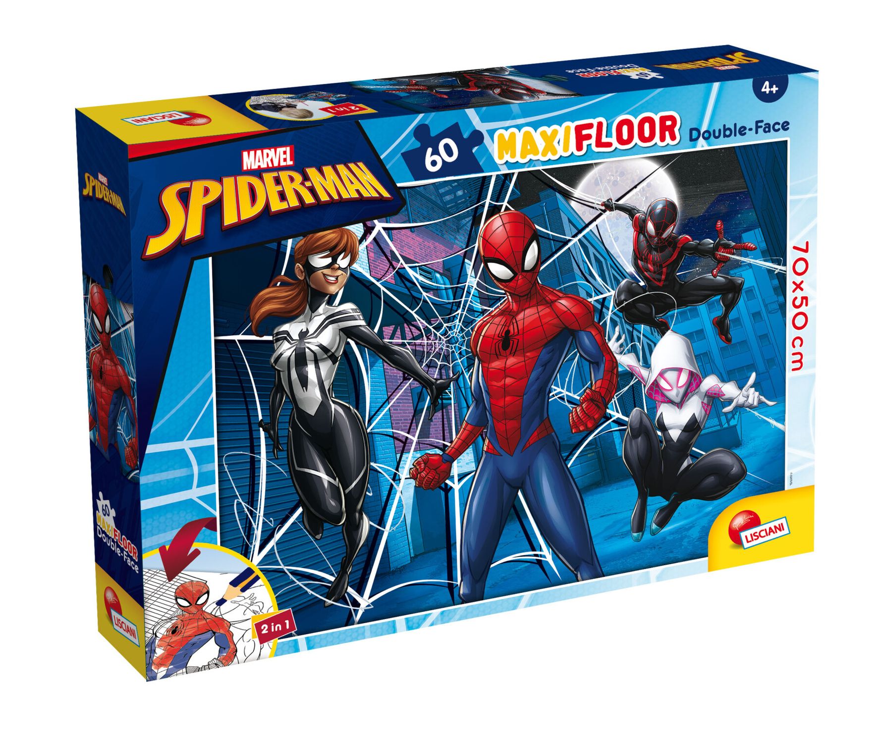 Marvel puzzle df maxi floor 60  spiderman - LISCIANI, Avengers, Spiderman