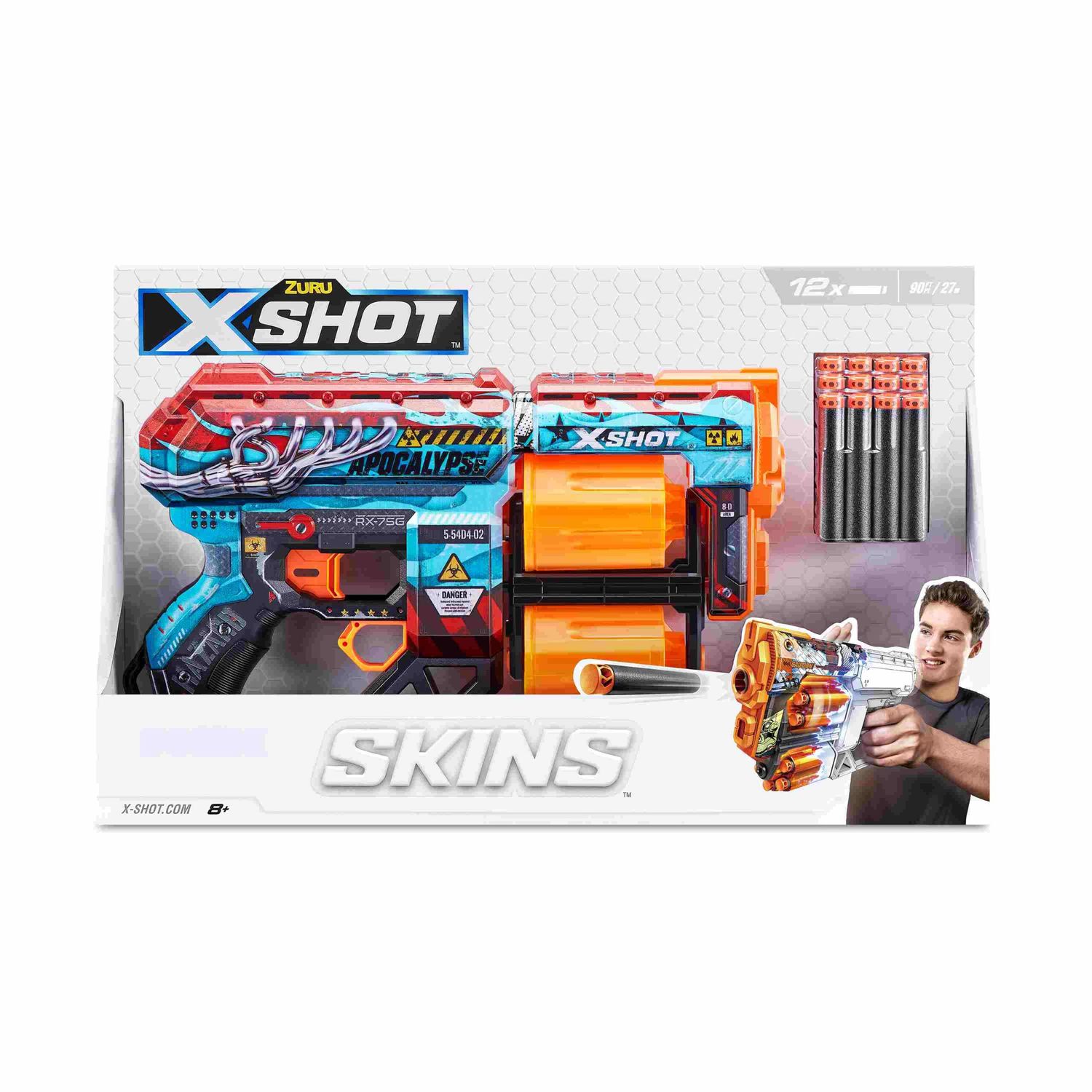Xshot skins dread(12 darts) - X-SHOT