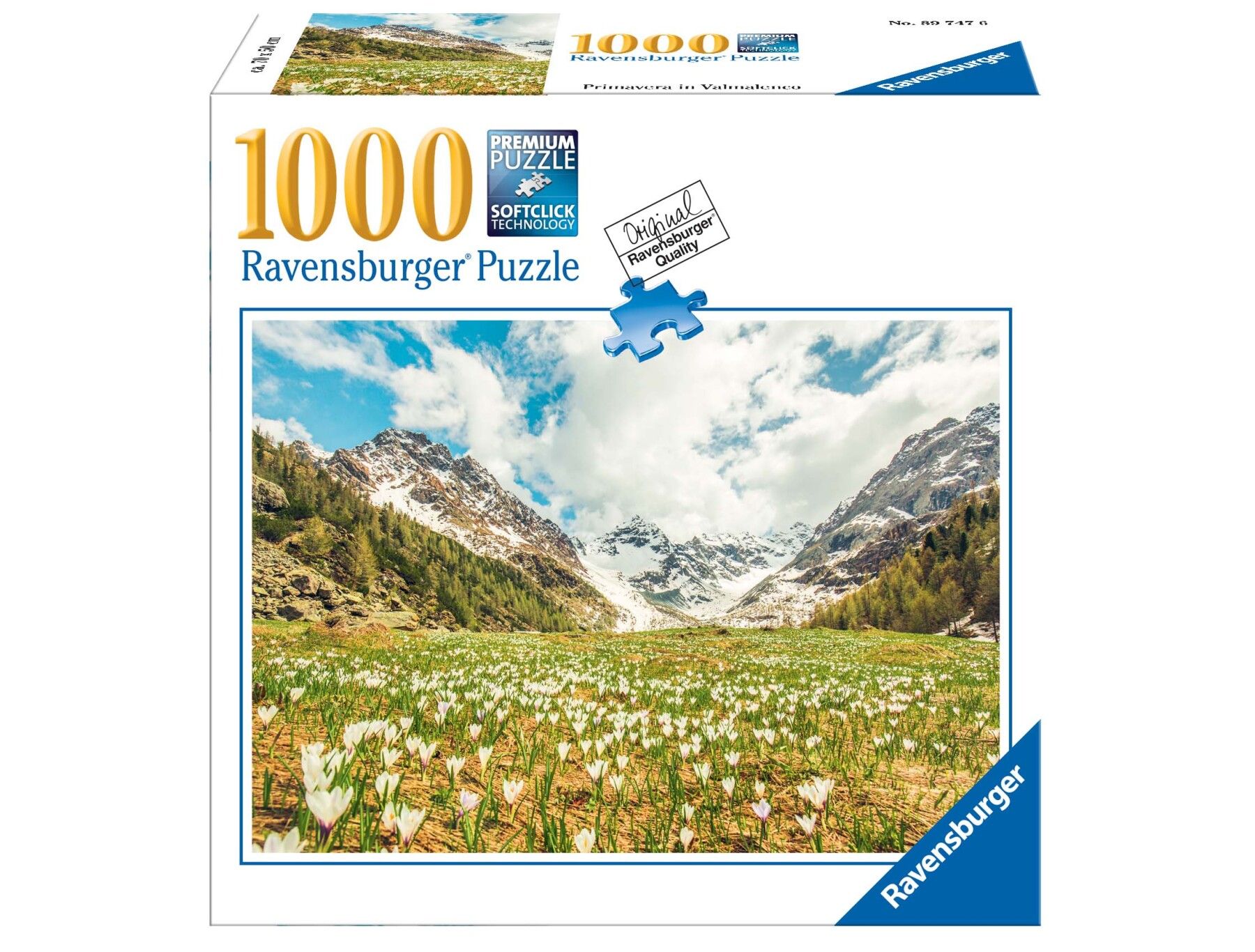 Ravensburger - puzzle primavera in valmalenco, collezione meraviglie italiane, 1000 pezzi, puzzle adulti - RAVENSBURGER