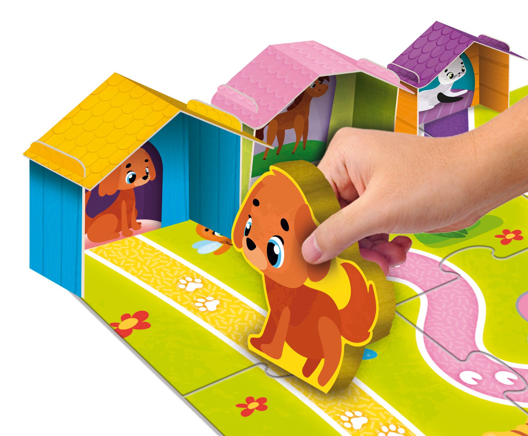 Montessori baby legno baby farm - LISCIANI