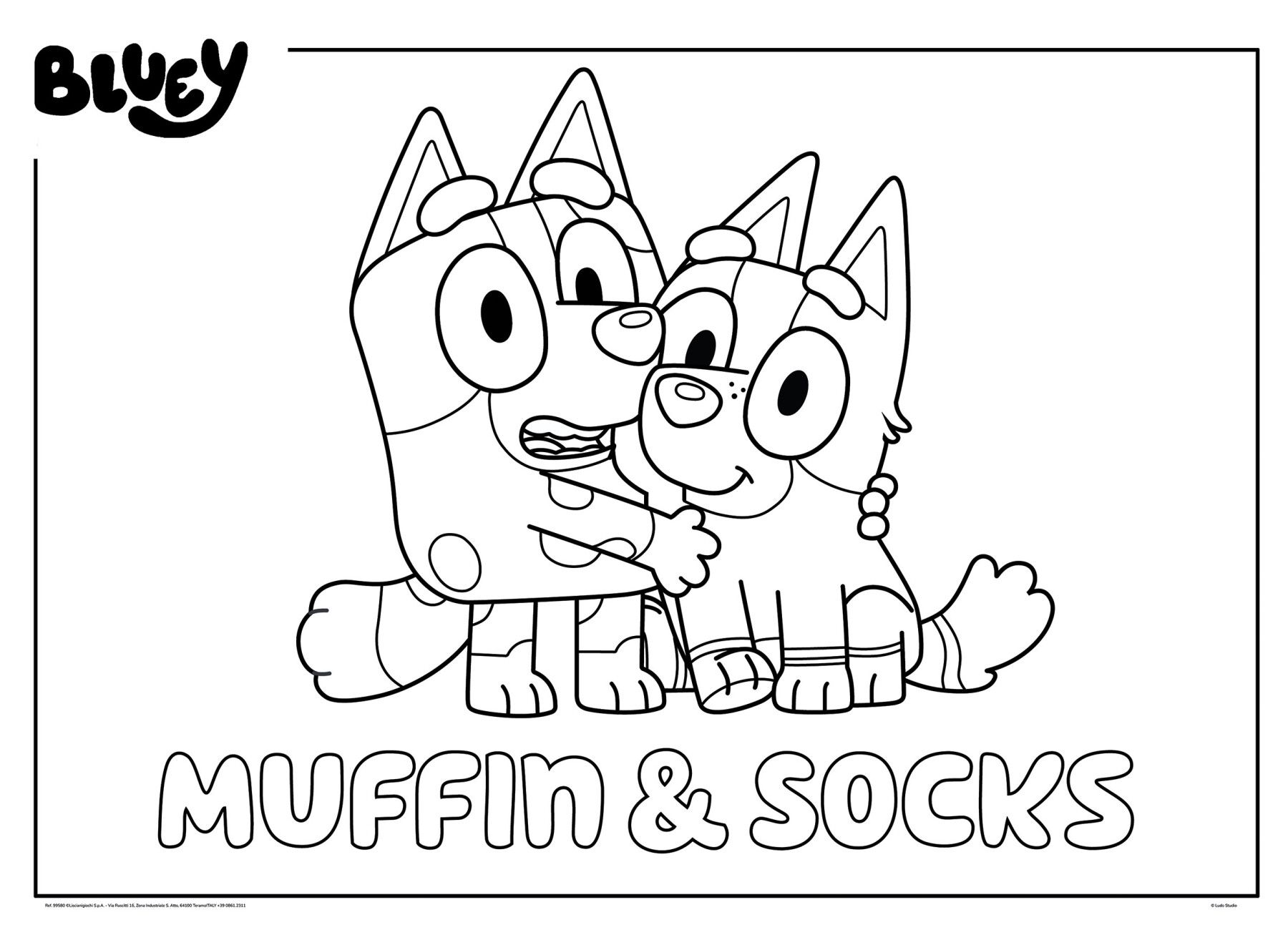 Bluey puzzle df maxi floor 24 - LISCIANI