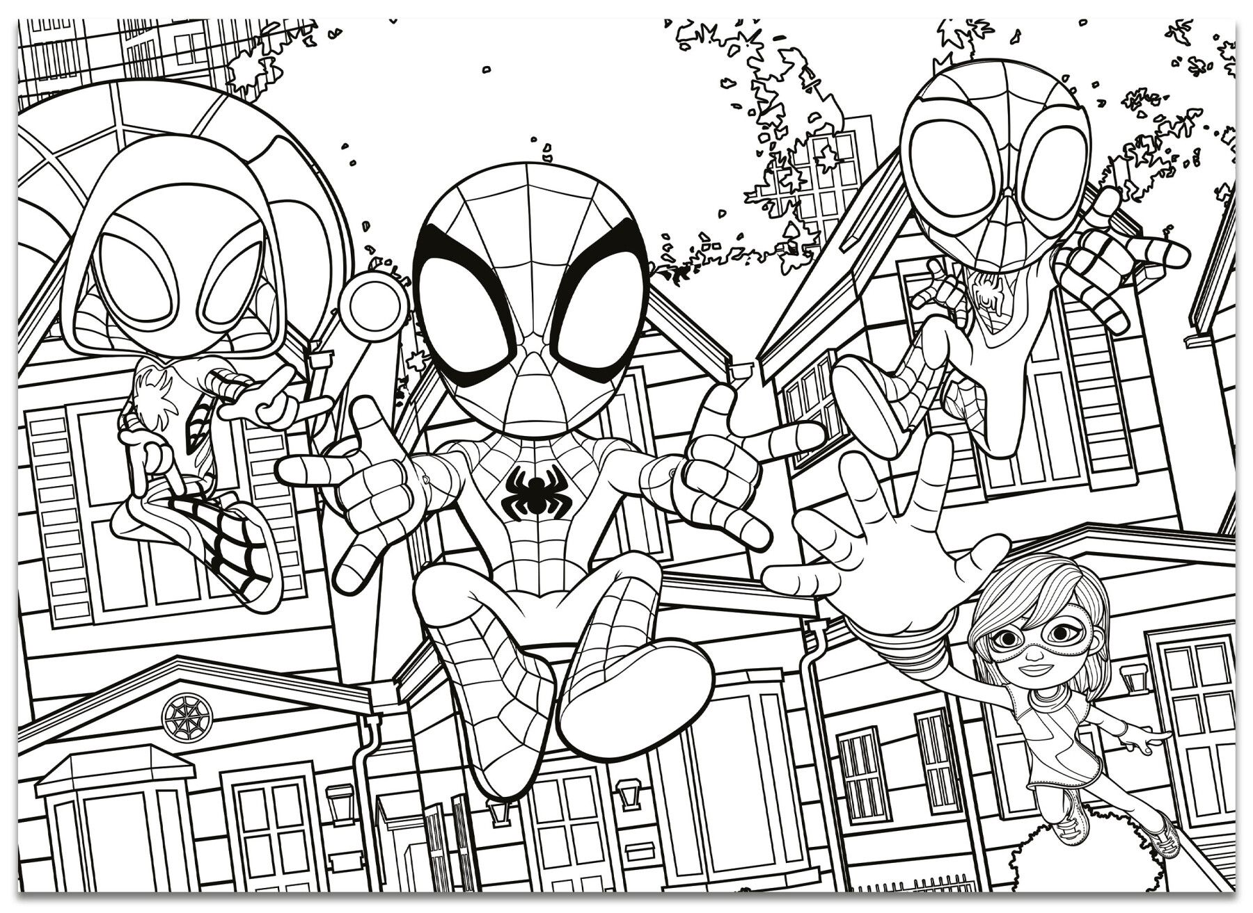 Marvel puzzle df maxi  floor 4 x 48 spidey - LISCIANI, SPIDEY, MARVEL