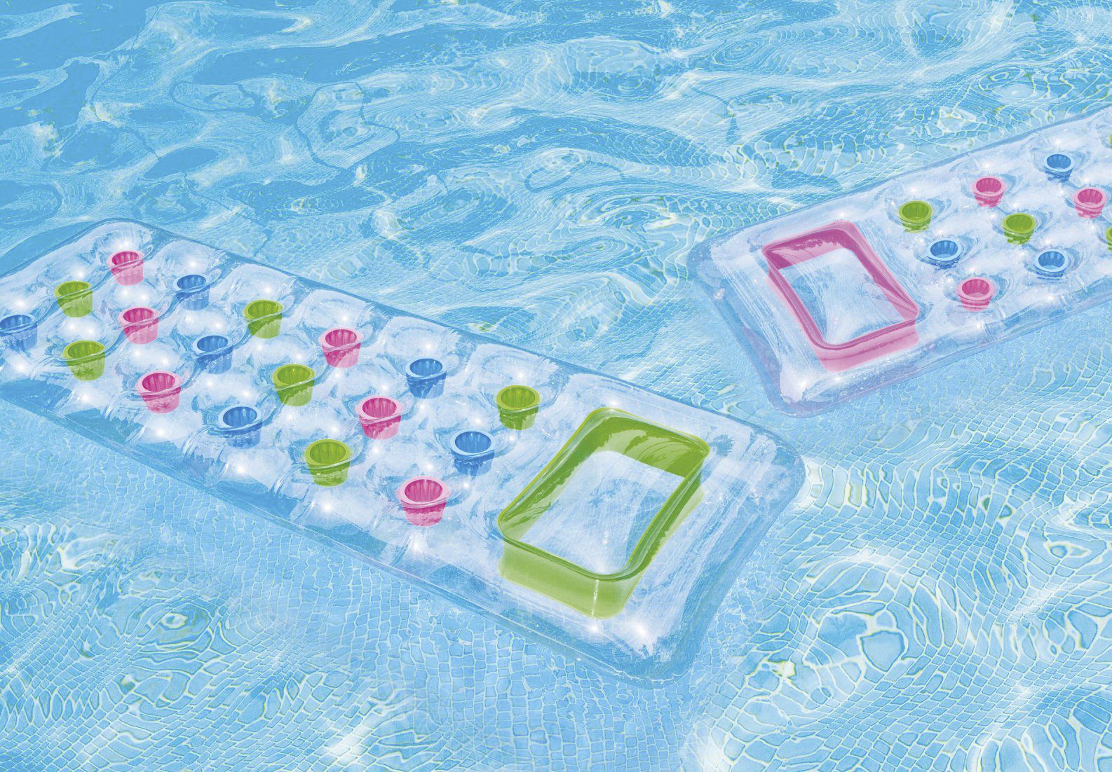 Materassino trasparente cm 188x71 i.12 - INTEX