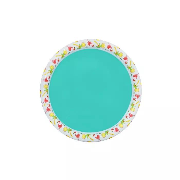 Set piscina barriera corallina a 2 anelli cm. 122x20. include: pallone cm. 41 e salvagente cm. 51 - Bestway