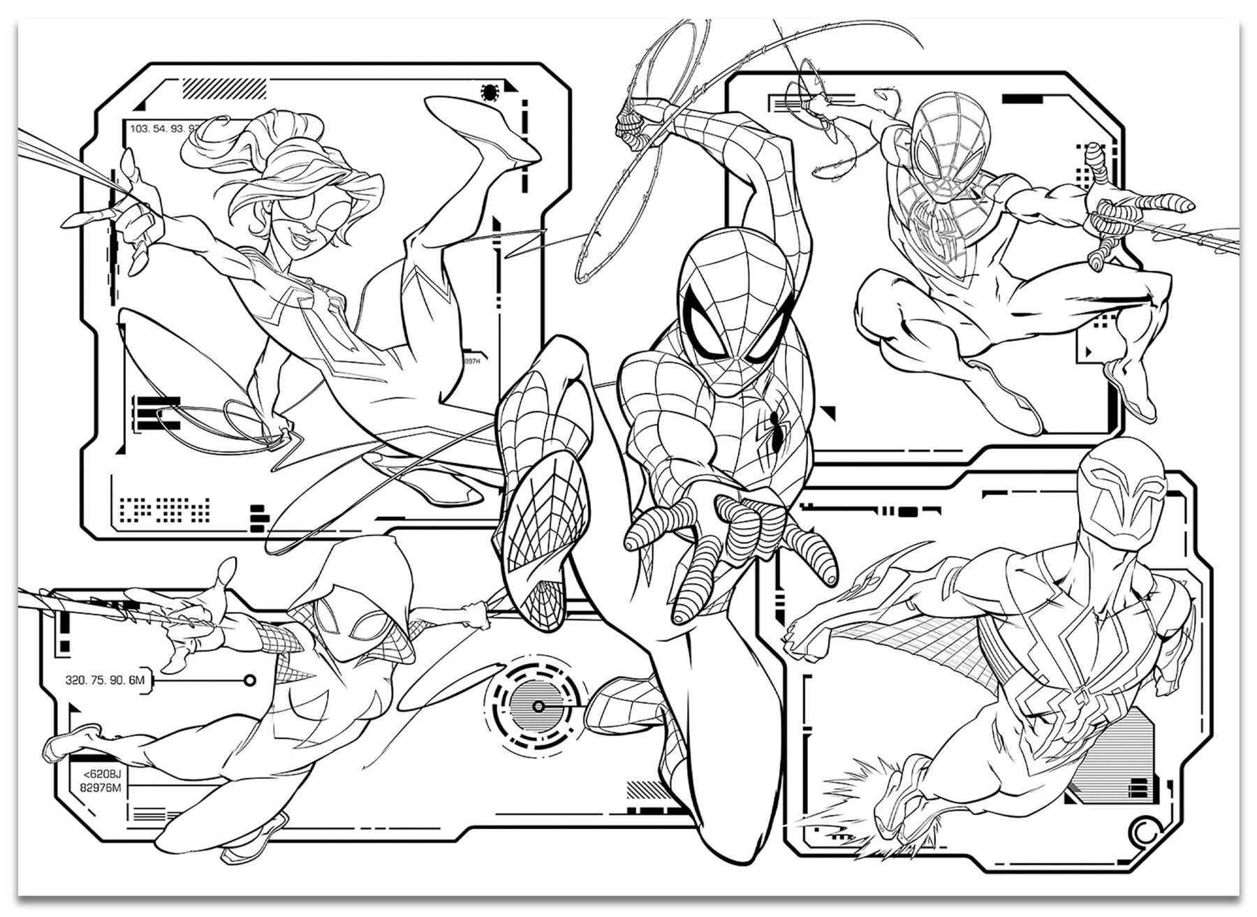 Marvel puzzle maxifloor 4 x 48  spiderman - LISCIANI, Avengers, Spiderman