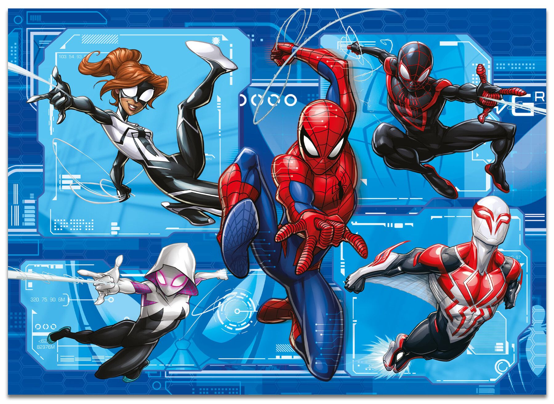 Marvel puzzle maxifloor 4 x 48  spiderman - LISCIANI, Avengers, Spiderman