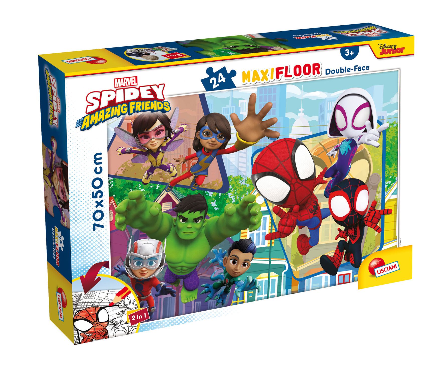 Marvel puzzle df  maxi floor 24 spidey - LISCIANI, SPIDEY, MARVEL