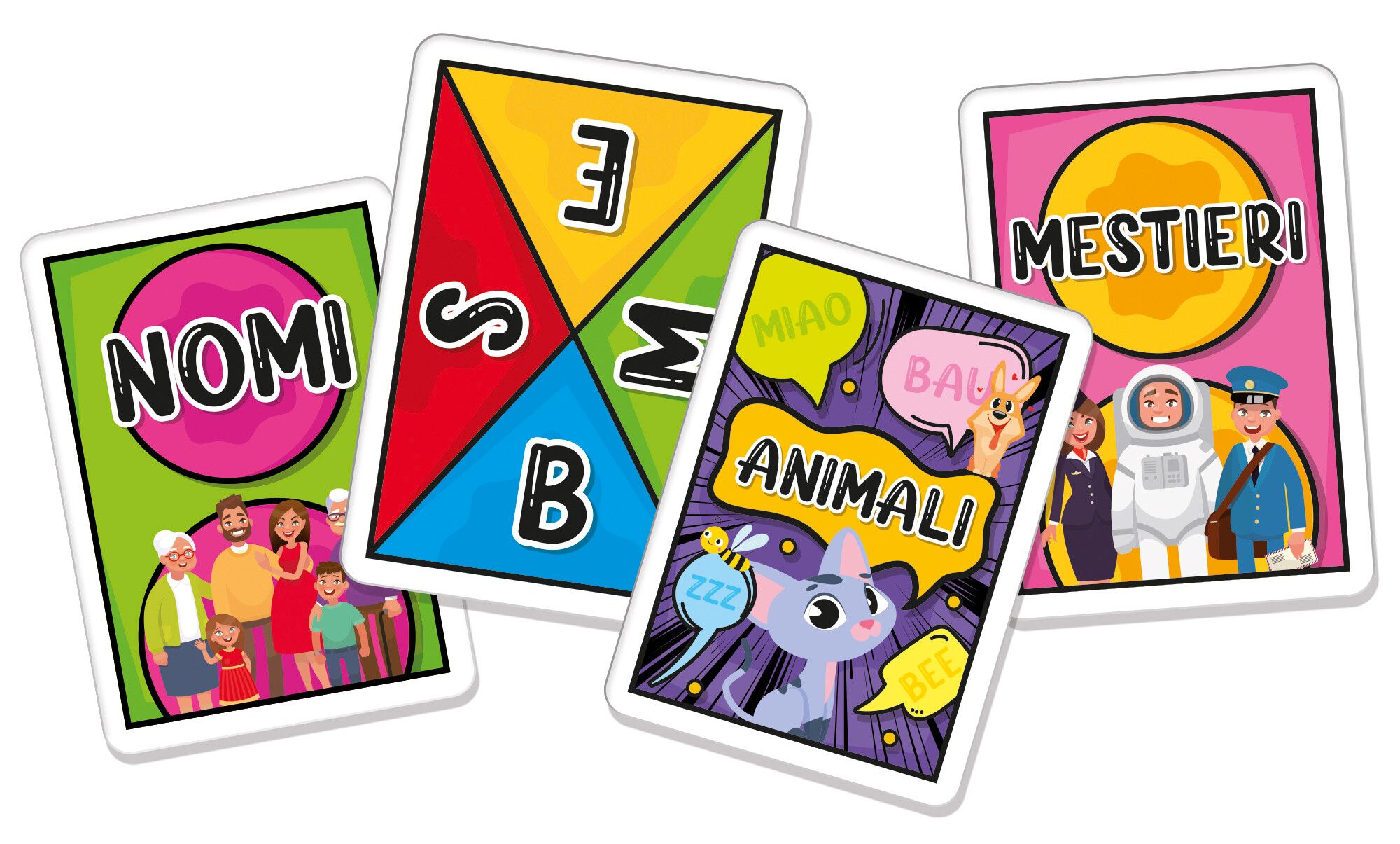 Ludoteca le carte dei bambini nomi, cose, citta'  e animali! - LISCIANI