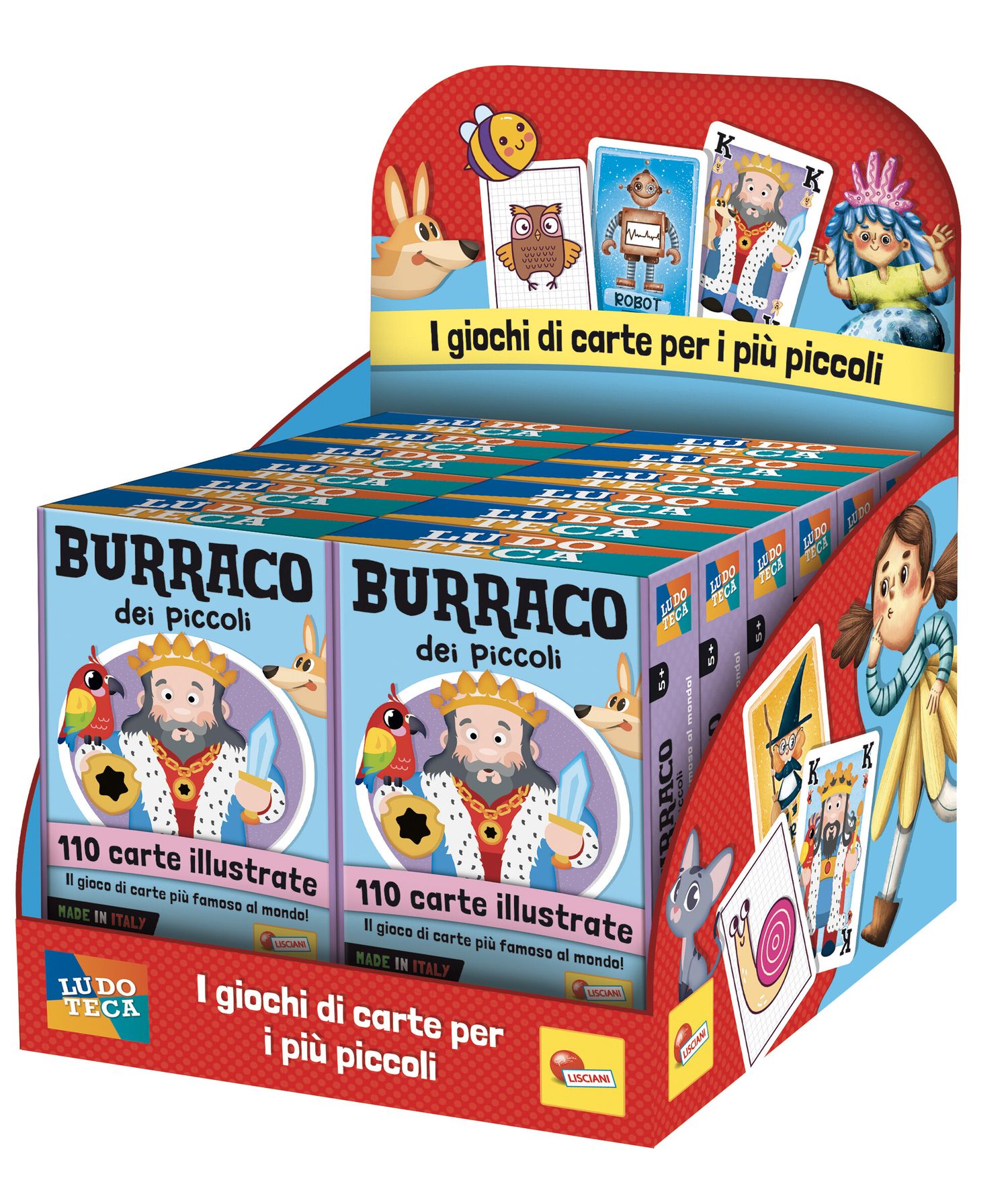 Ludoteca le carte dei bambini burraco dei bambini display 12 - LISCIANI
