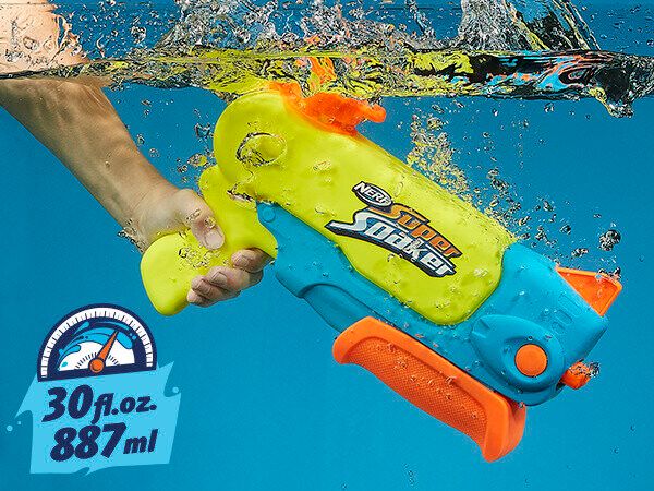 Nerf supersoaker - wave spray, blaster ad acqua, giochi all'aperto e giocattoli ad acqua - NERF