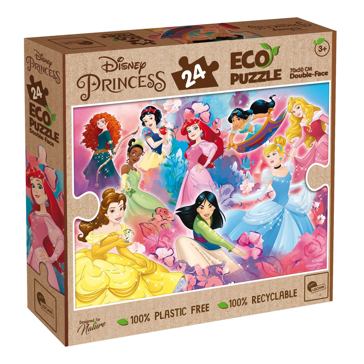 Disney eco-puzzle df princess 24 - DISNEY PRINCESS, LISCIANI, Disney