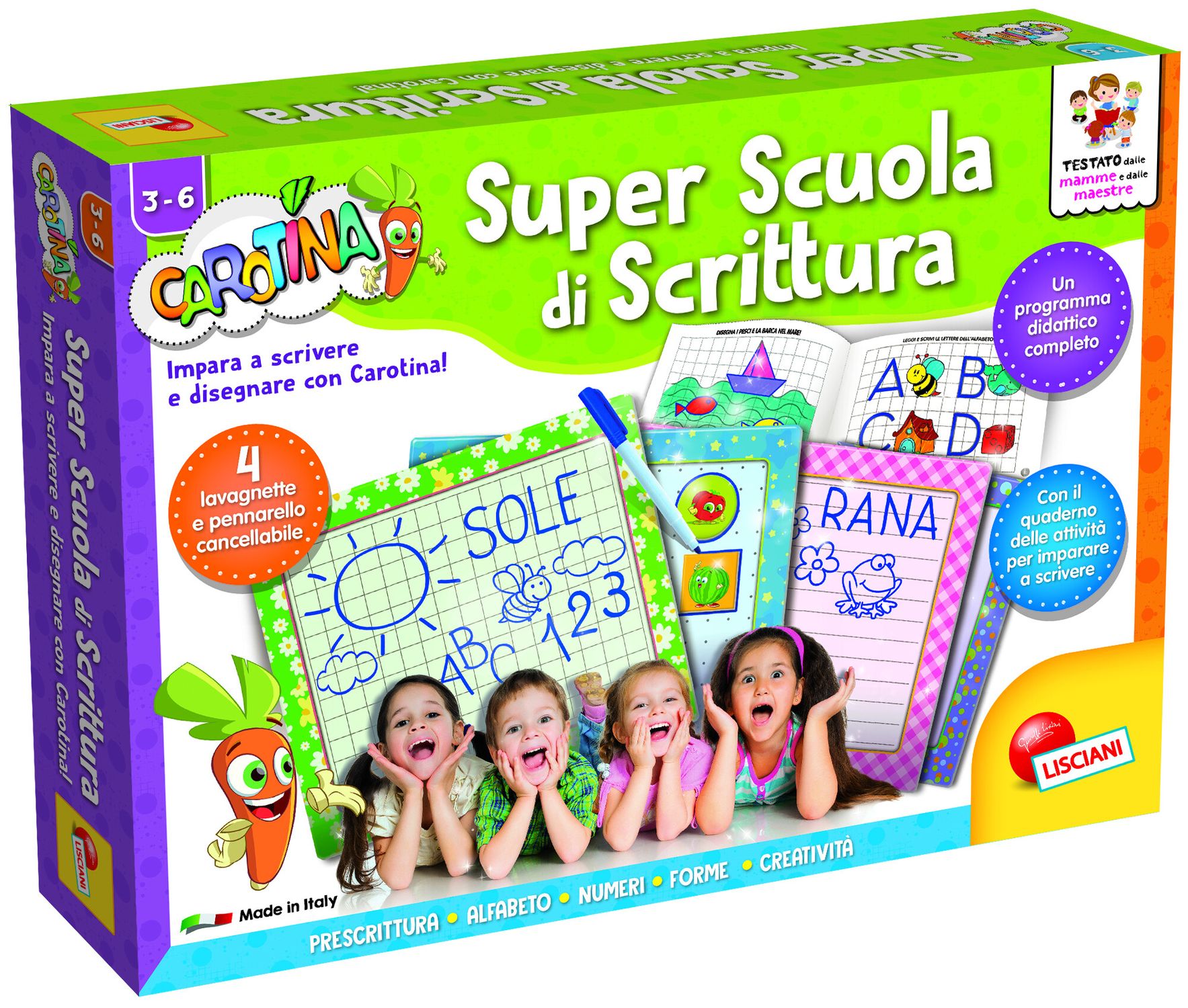 Carotina super scuola di scrittura - LISCIANI