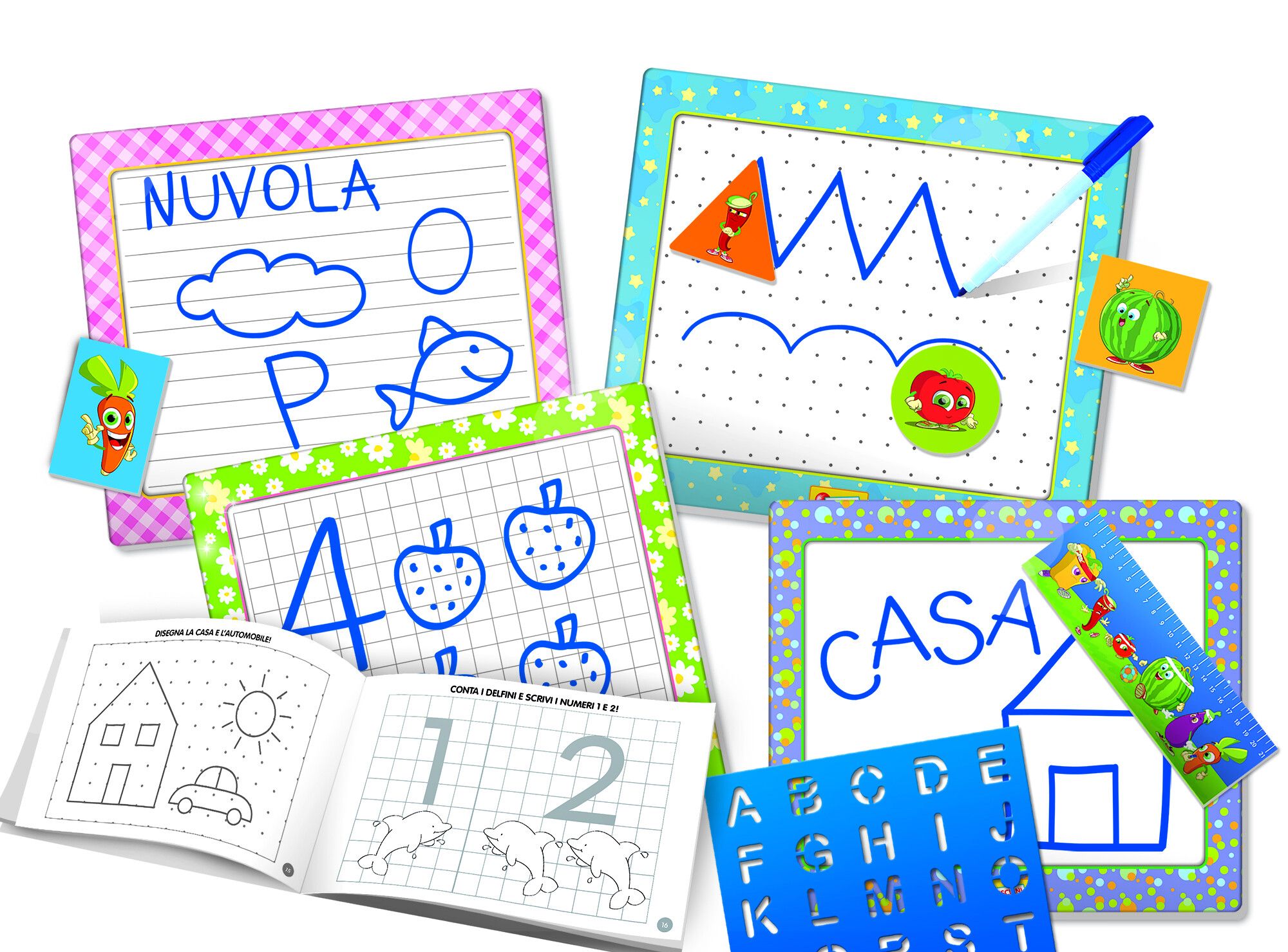 Carotina super scuola di scrittura - LISCIANI