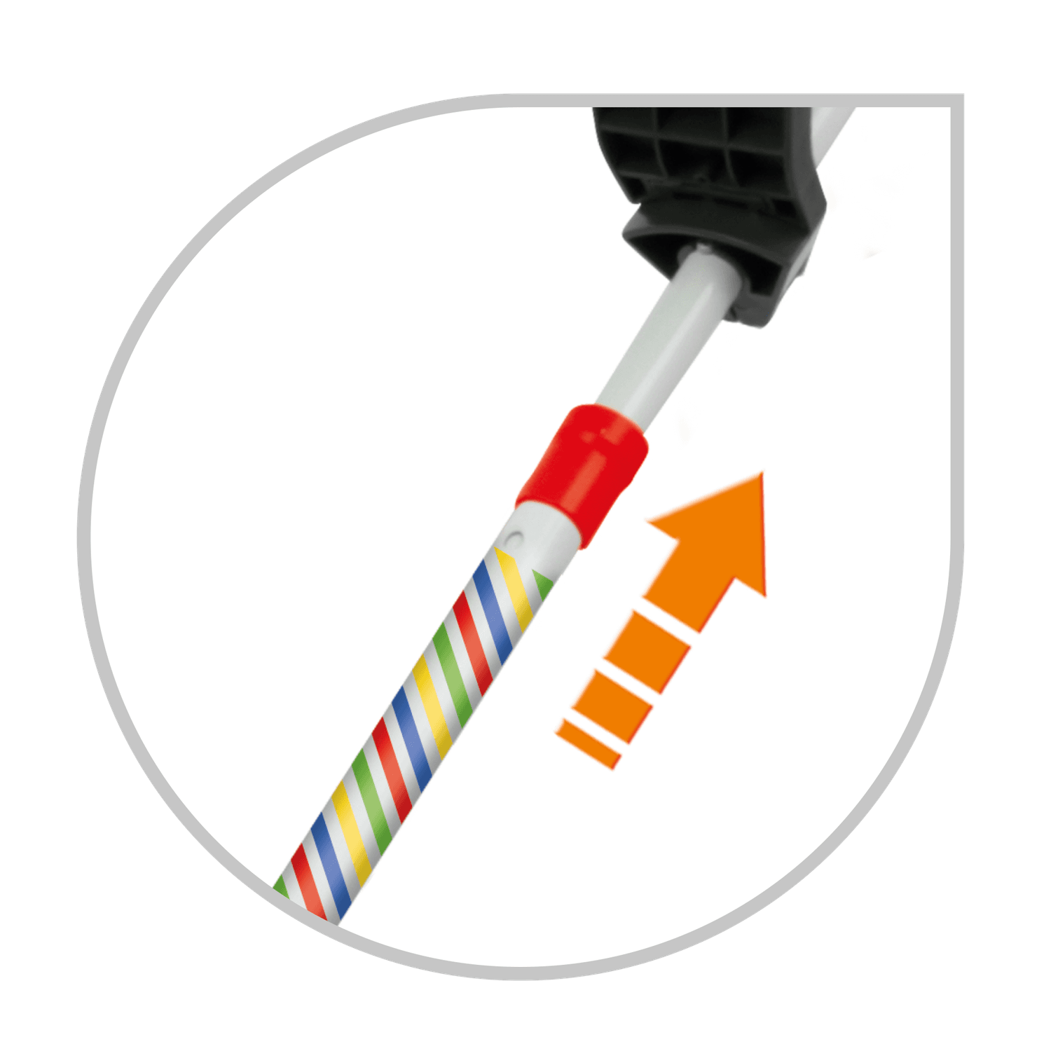 Triciclo regolabile con ruote libere e maniglione per bambini dai 10 mesi | cestino inclinabile, capote parasole e massimo di 20kg - SUN&SPORT
