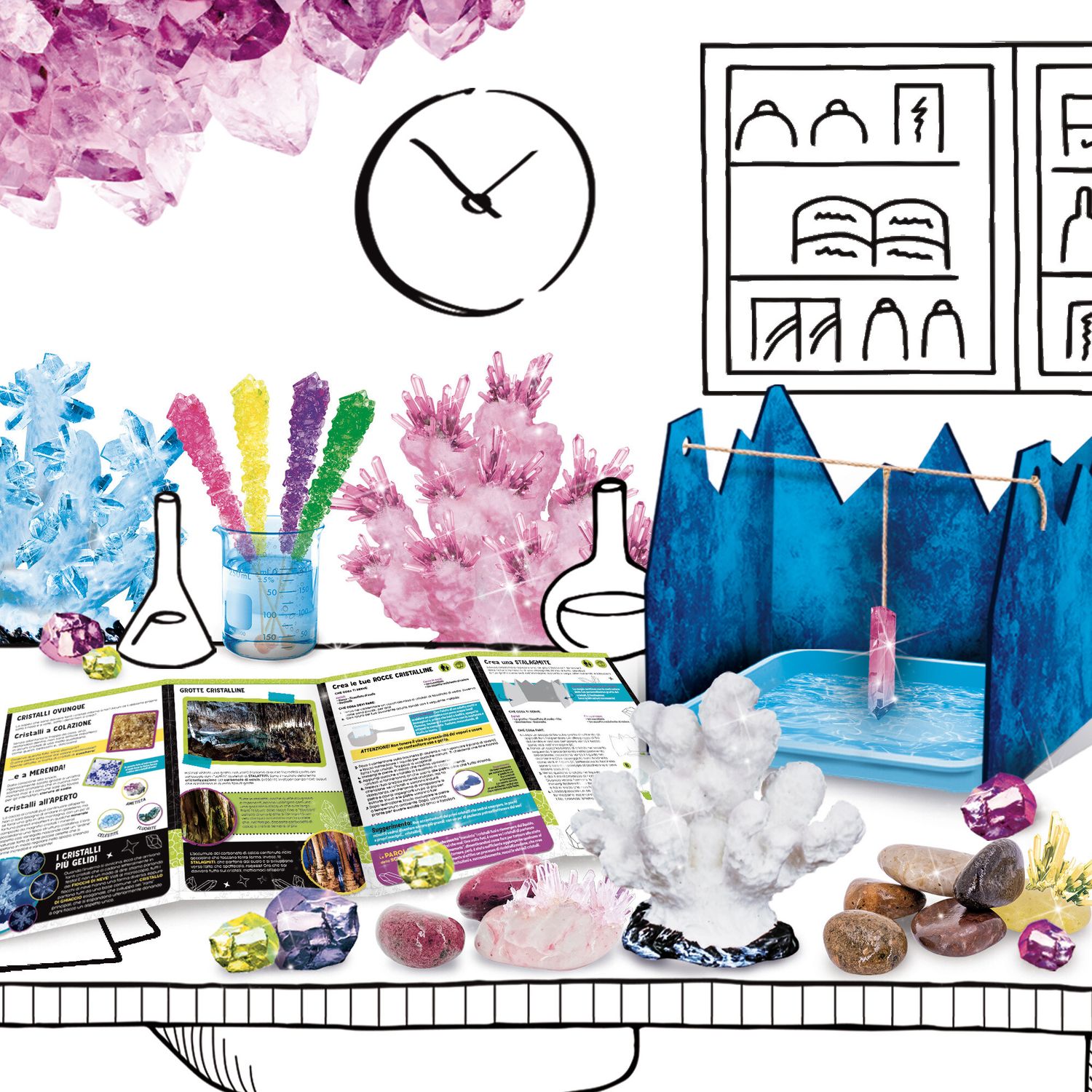I'm a genius scienza pocket la scienza dei cristalli - LISCIANI
