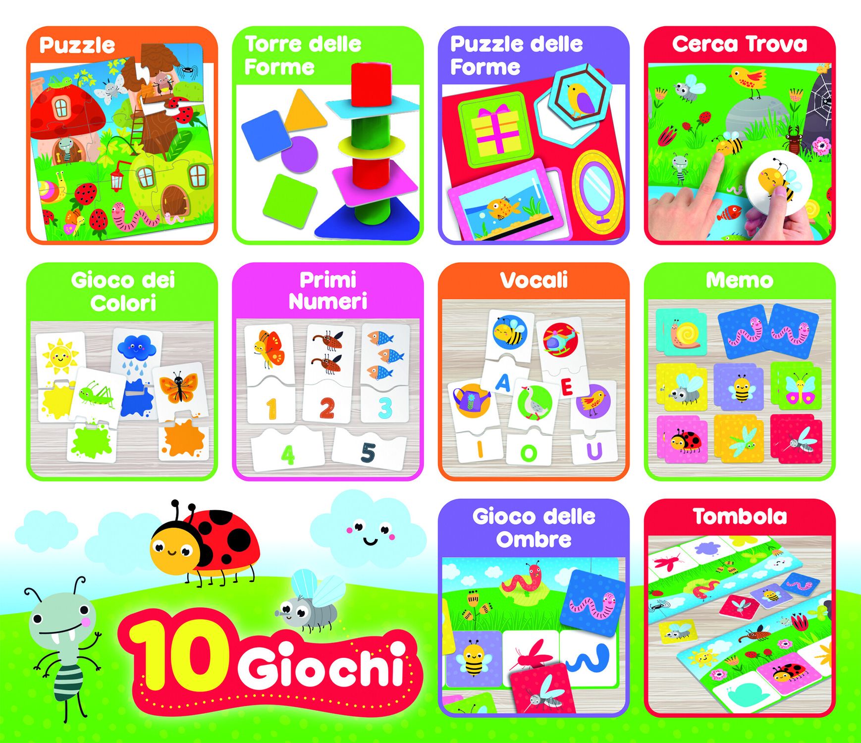 Carotina baby la raccolta dei giochi educativi - LISCIANI