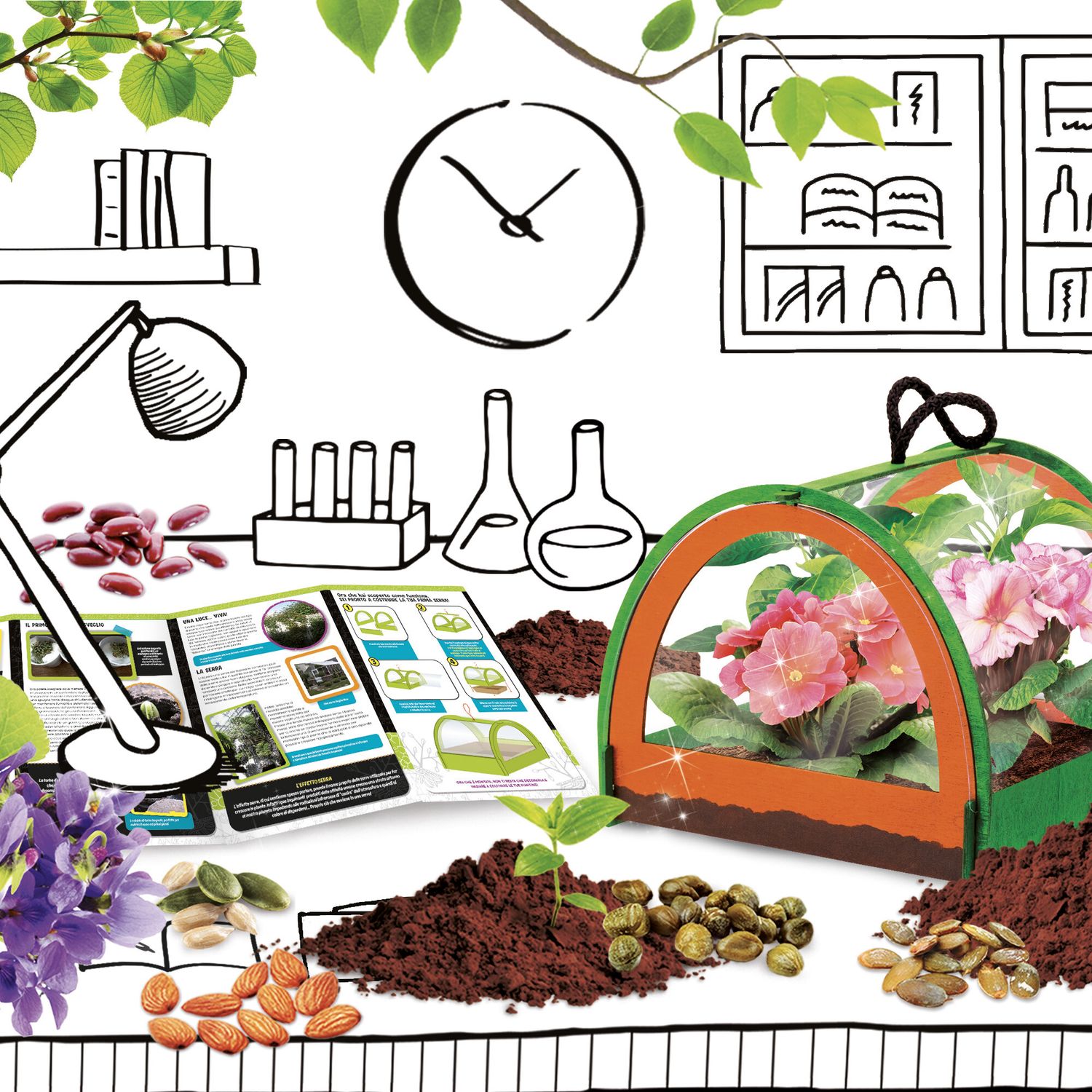 I'm a genius scienza pocket la mia serra - LISCIANI