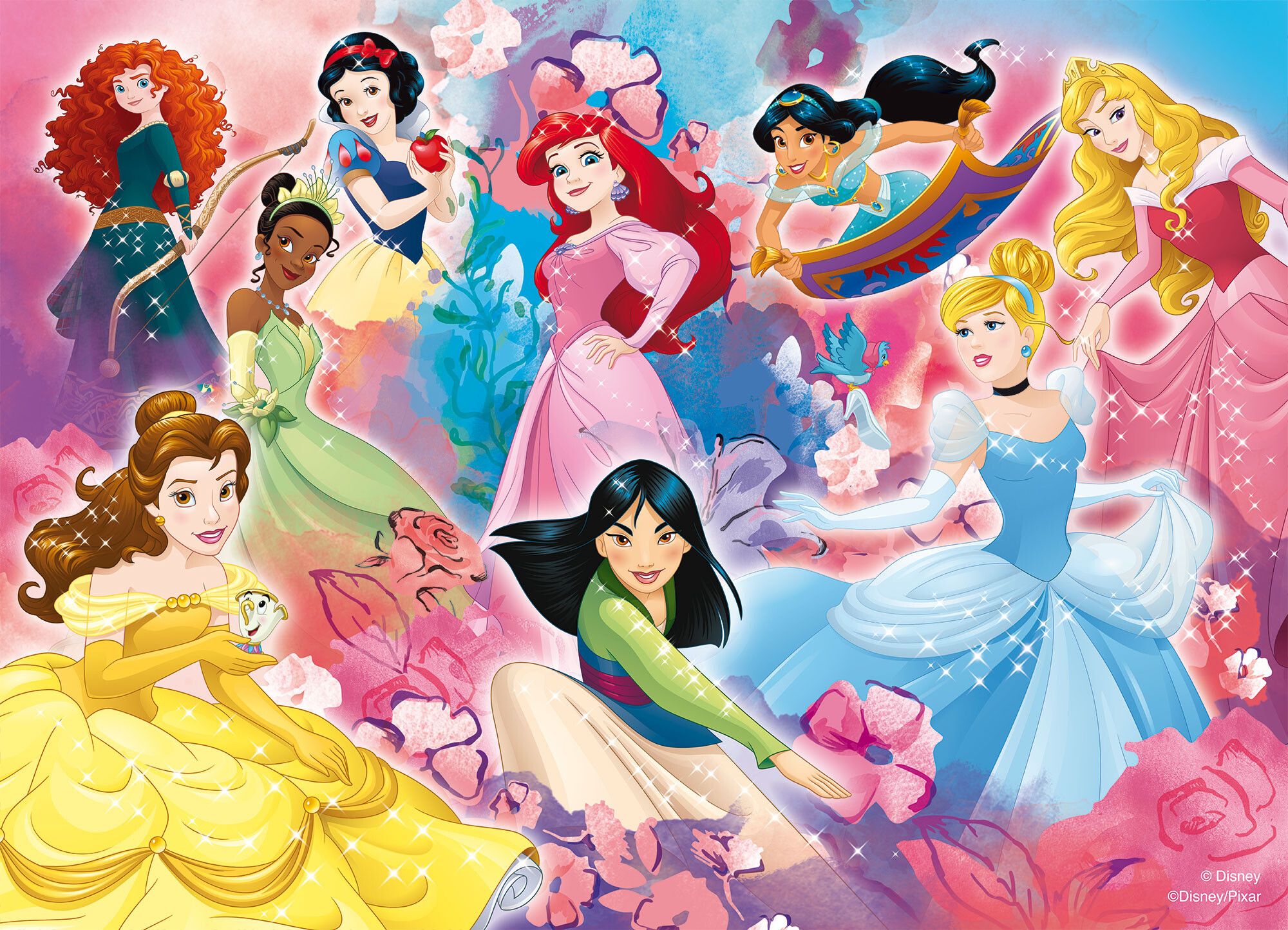 Disney eco-puzzle df princess 24 - DISNEY PRINCESS, LISCIANI, Disney