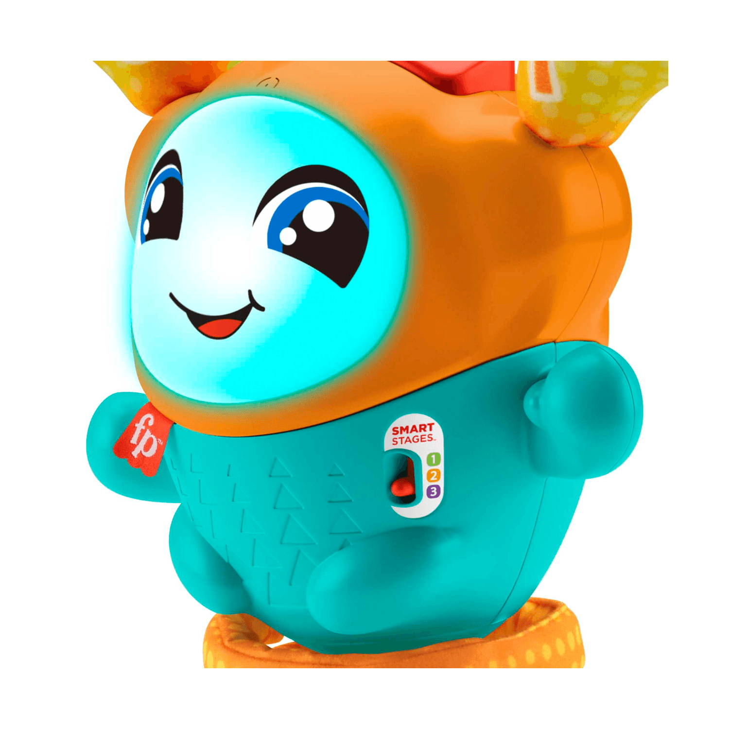 Fisher-price - dj nino salterino, edizione multilingue, giocattolo musicale interattivo ed educativo con luci, suoni e azione saltellante motorizzata, giocattolo, 9-36 mesi, hjp91 - FISHER-PRICE