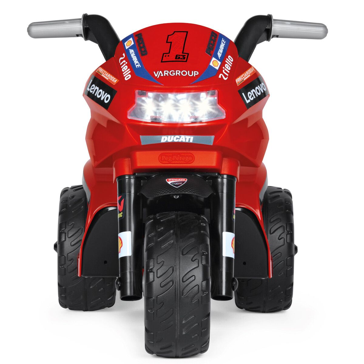 Ducati mini evo, maxi divertimento! la moto elettrica per bambini con luci e suoni - peg perego - Peg Perego