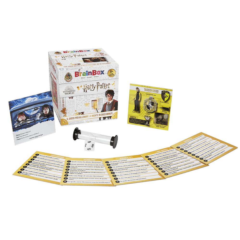 Asmodee - brainbox harry potter, gioco per allenare la mente - ASMODEE