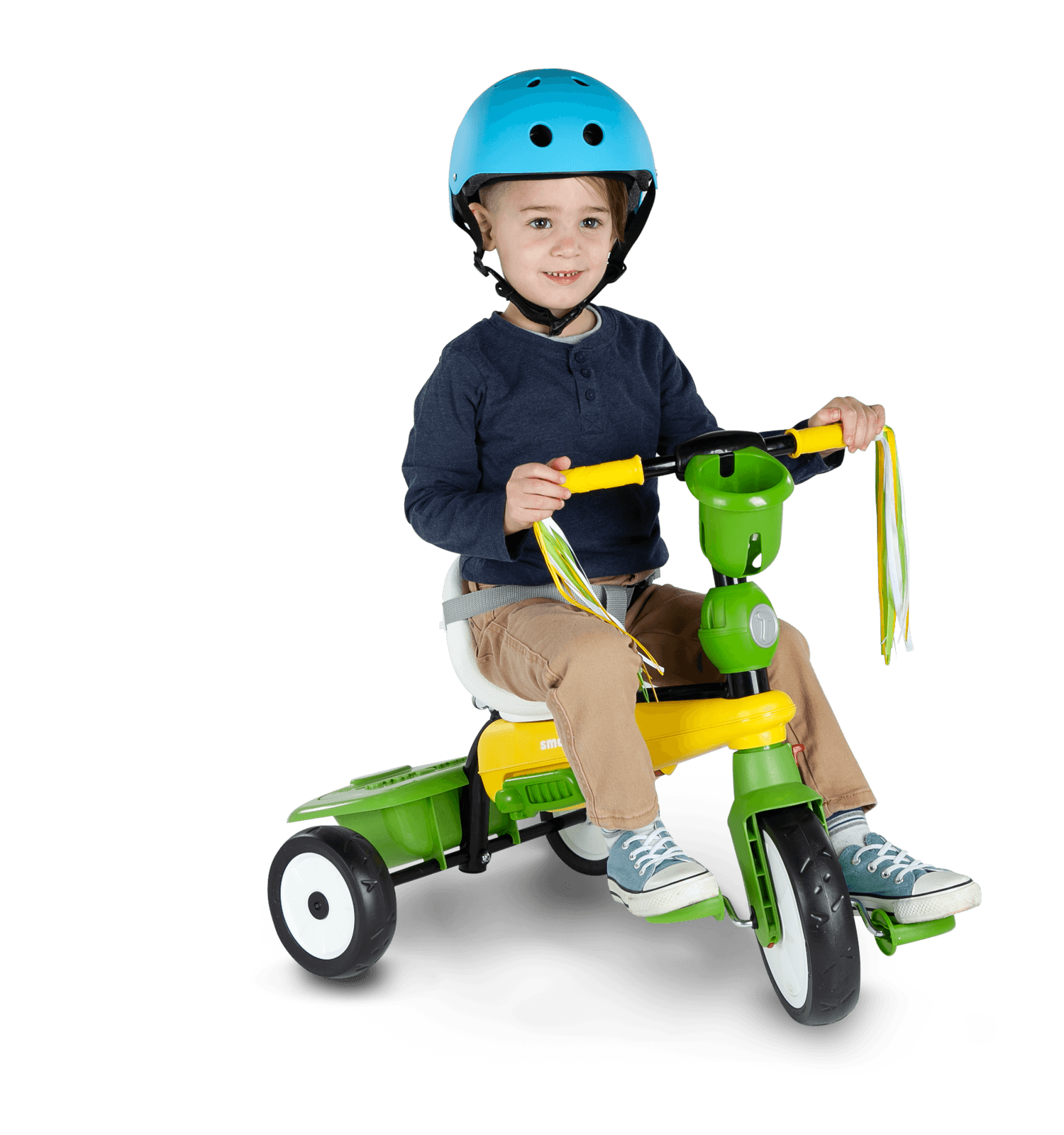Triciclo 3in1 smartrike breeze, ideale da 15 a 36 mesi, sistema di guida touch steering, ammortizzatori brevettati per il massimo comfort - versione dinosauro - SMART TRIKE, SUN&SPORT