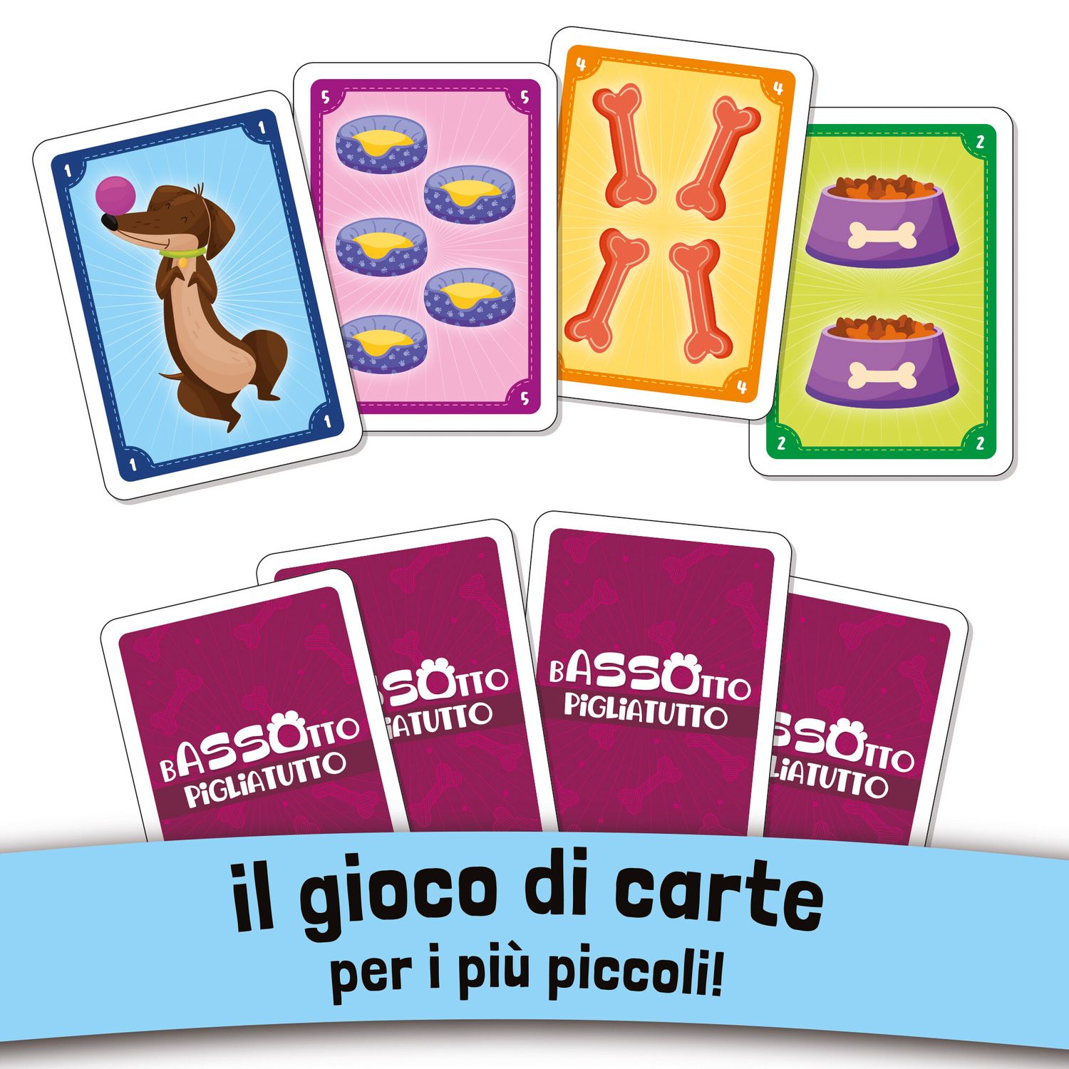 Ludoteca le carte dei bambini bassotto pigliatutto - LISCIANI