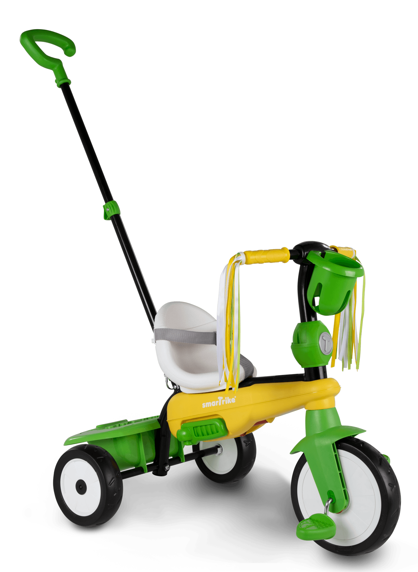 Triciclo 3in1 smartrike breeze, ideale da 15 a 36 mesi, sistema di guida touch steering, ammortizzatori brevettati per il massimo comfort - versione dinosauro - SMART TRIKE, SUN&SPORT