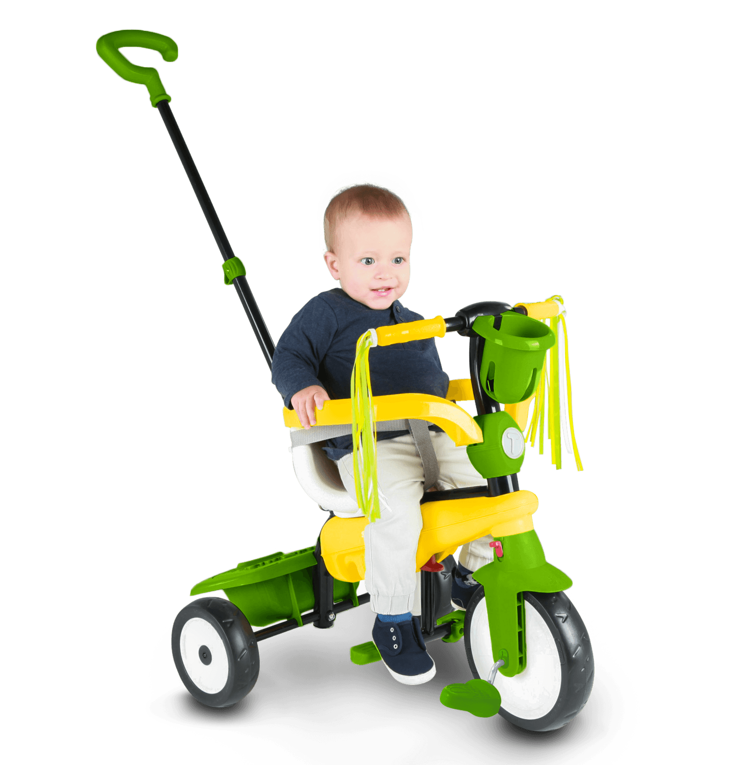 Triciclo 3in1 smartrike breeze, ideale da 15 a 36 mesi, sistema di guida touch steering, ammortizzatori brevettati per il massimo comfort - versione dinosauro - SMART TRIKE, SUN&SPORT