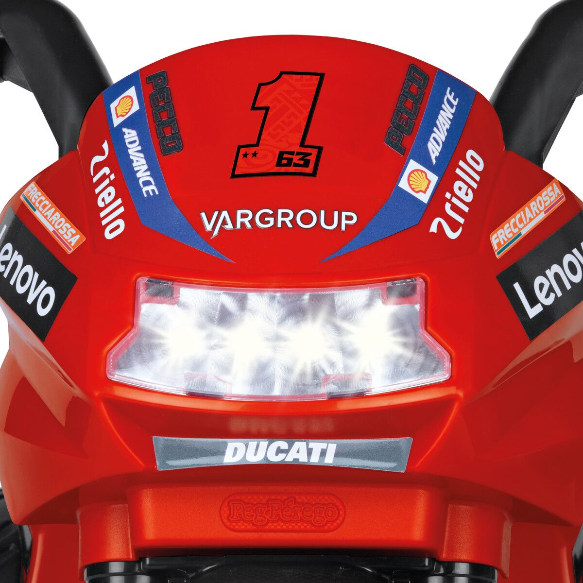 Ducati mini evo, maxi divertimento! la moto elettrica per bambini con luci e suoni - peg perego - Peg Perego