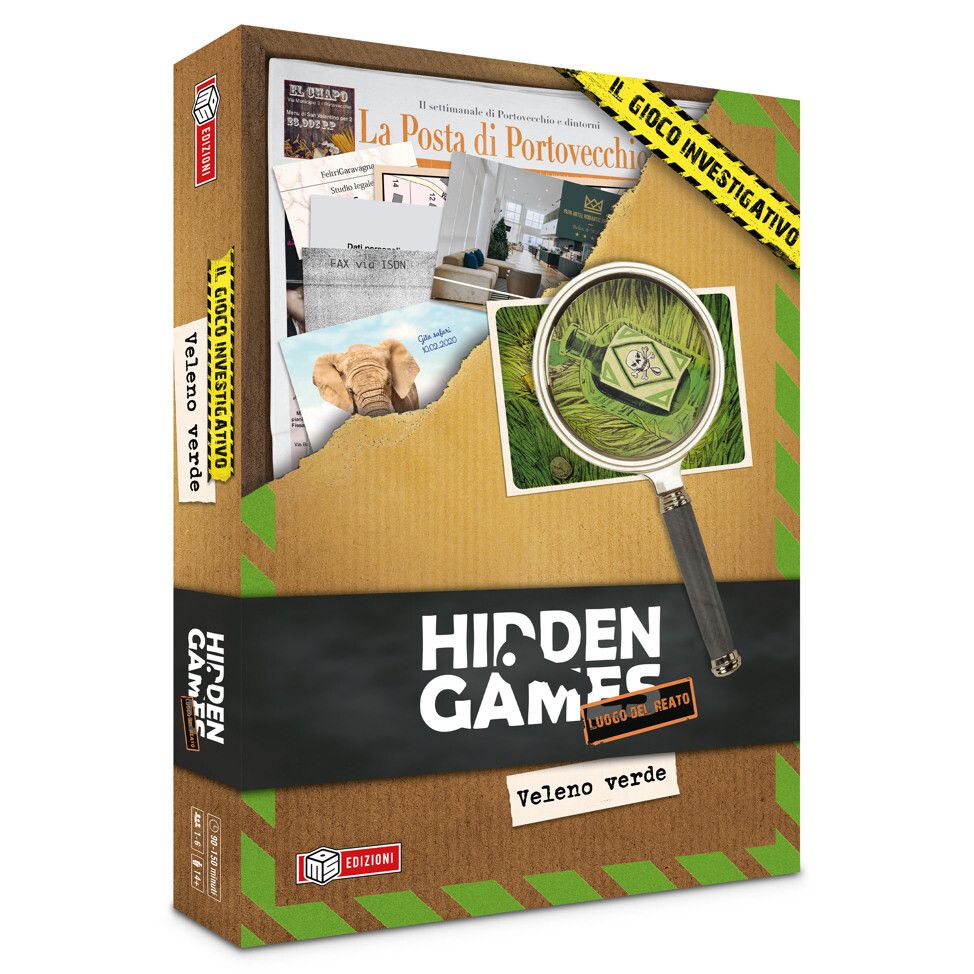 Hidden games - luogo del reato - veleno verde - ms edizioni - MAGIC STORE