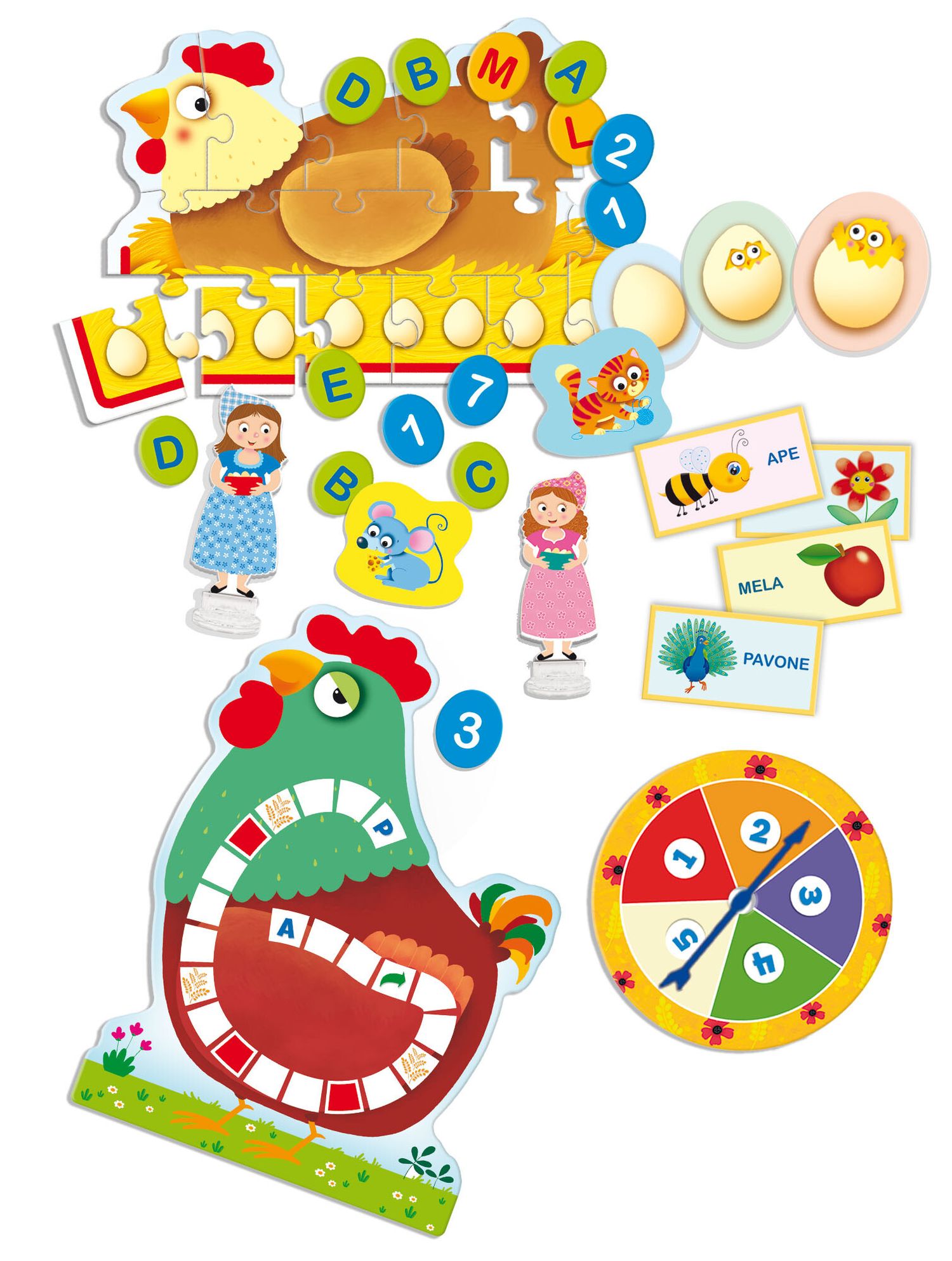 Carotina banchetto lavagna led 3 in 1 - LISCIANI