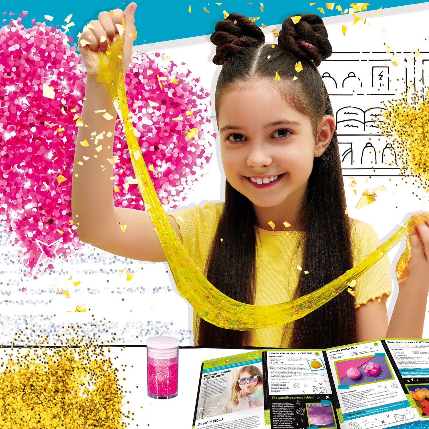I'm a genius scienza pocket esperimenti con glitter - LISCIANI