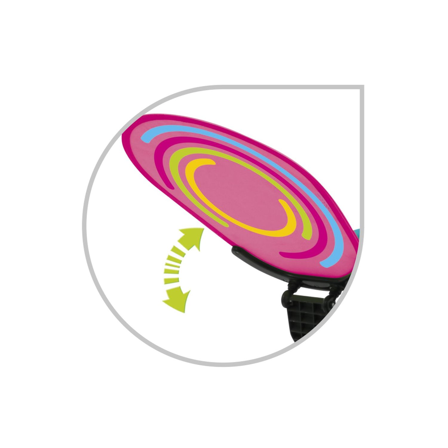 Triciclo regolabile con ruote libere e maniglione per bambini dai 10 mesi | cestino inclinabile, capote parasole e massimo di 20kg - SUN&SPORT