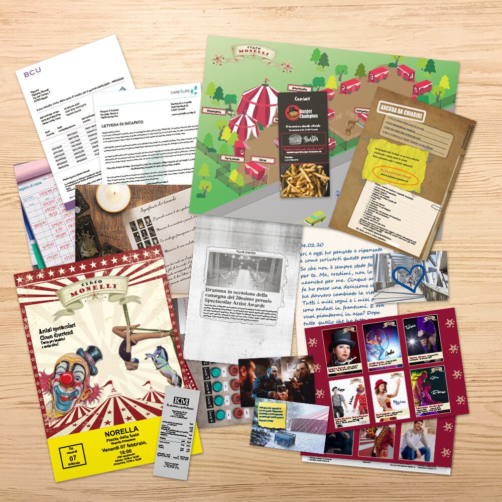 Hidden games - luogo del reato - in bilico su un filo - ms edizioni - MAGIC STORE