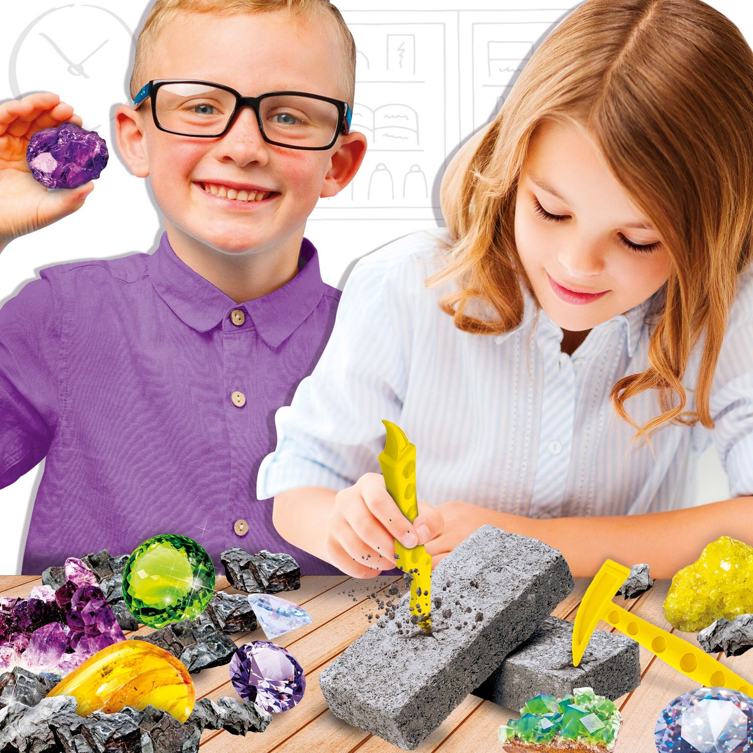 I'm a genius scienza pocket gemme da tutto il mondo - LISCIANI