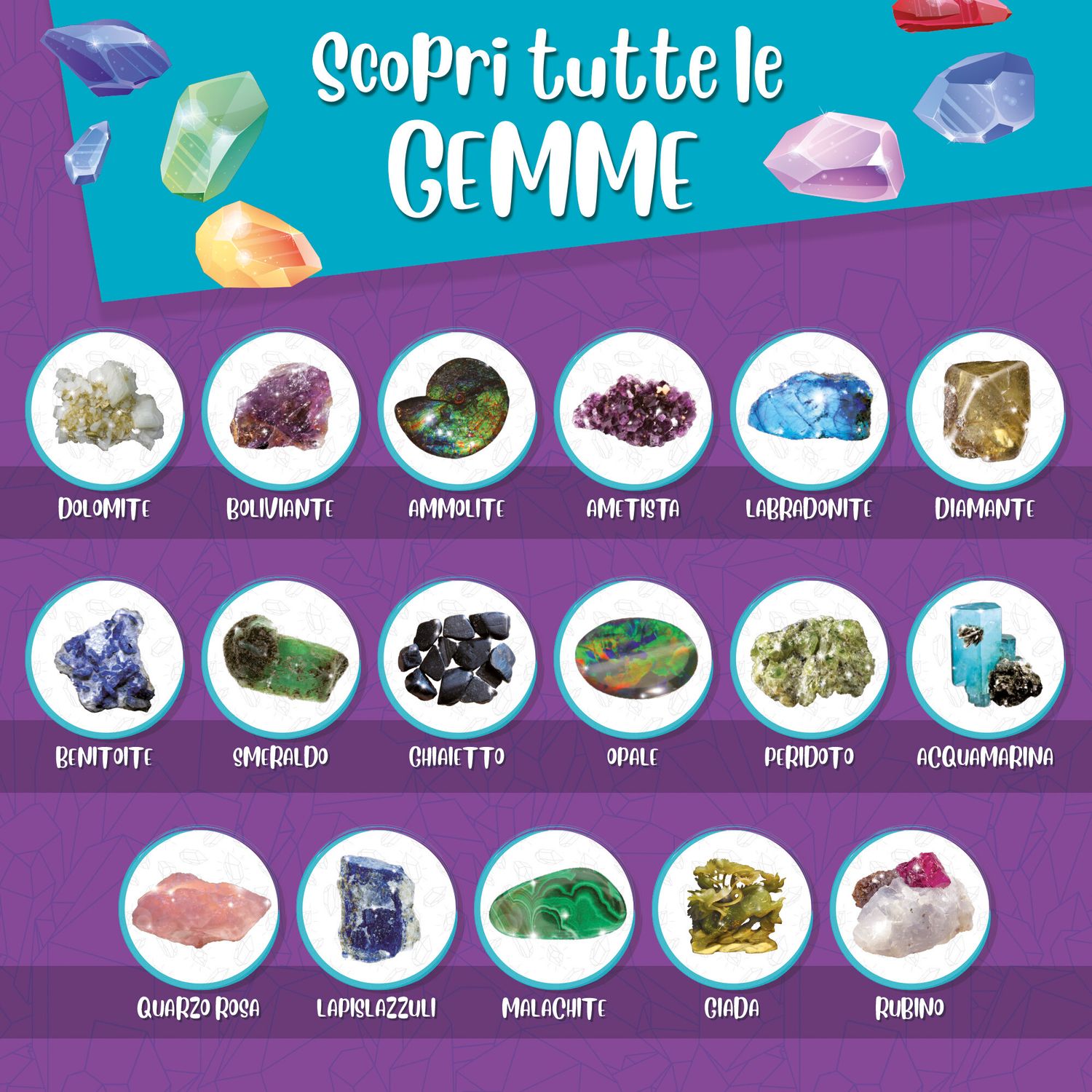 I'm a genius scienza pocket gemme da tutto il mondo - LISCIANI