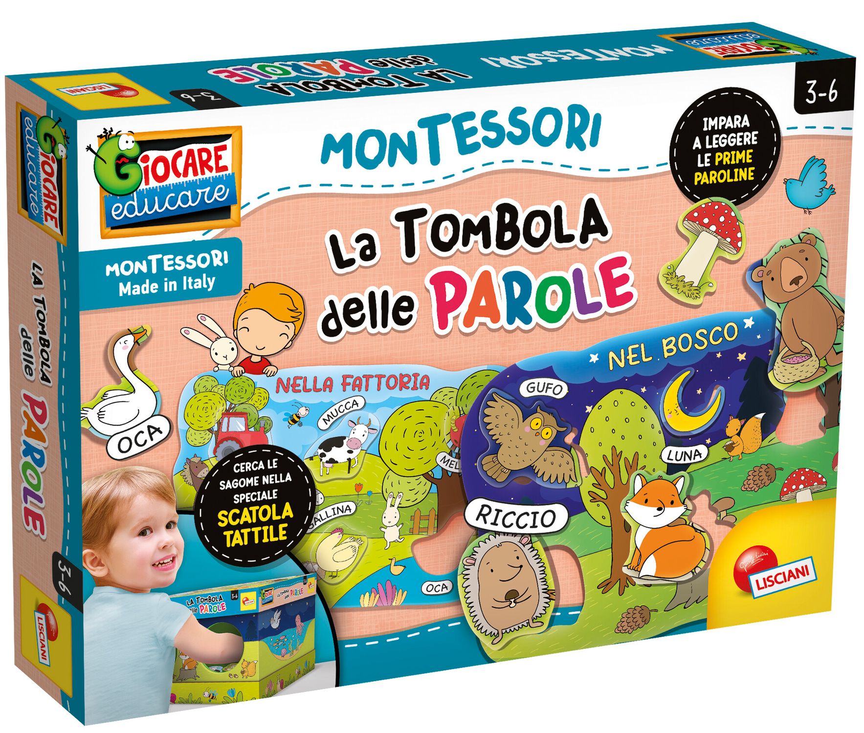 Montessori la tombola delle parole - LISCIANI