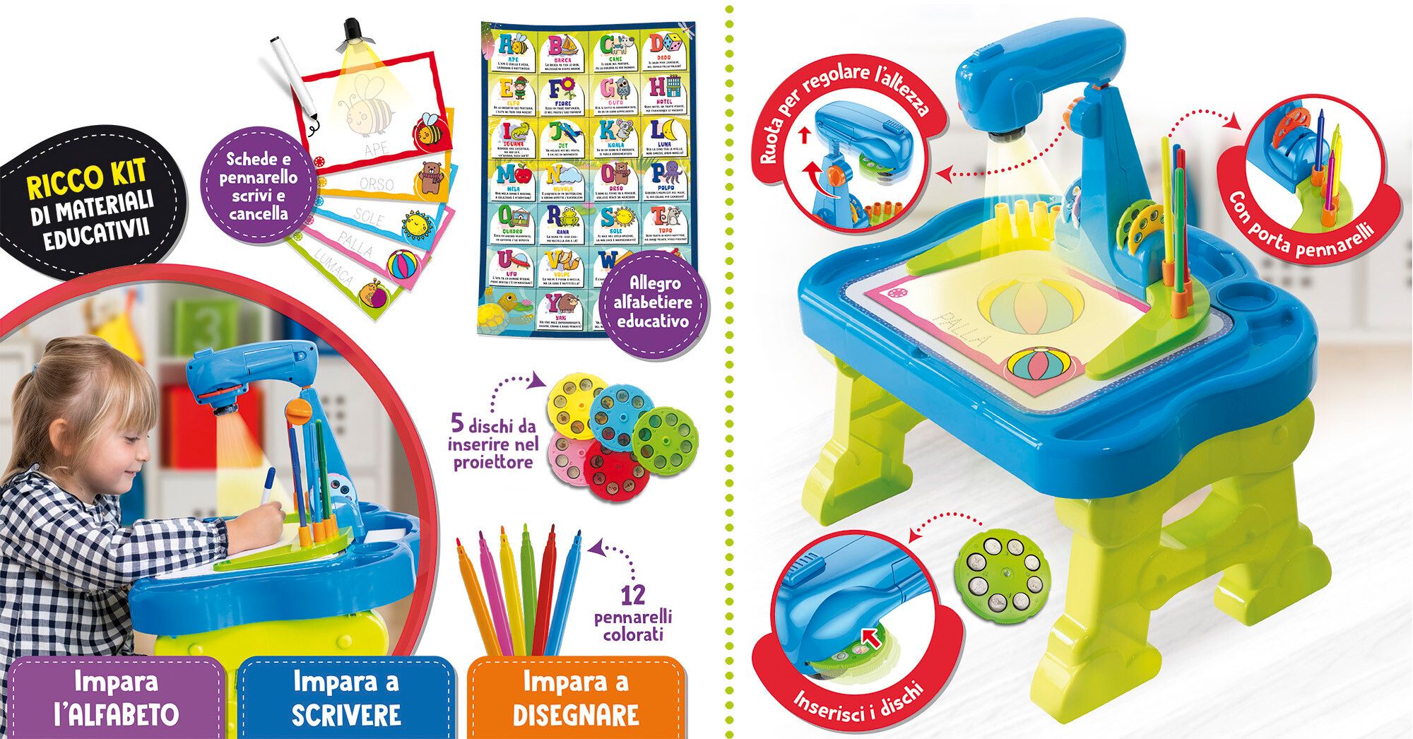 Carotina banchetto proiettore led - LISCIANI