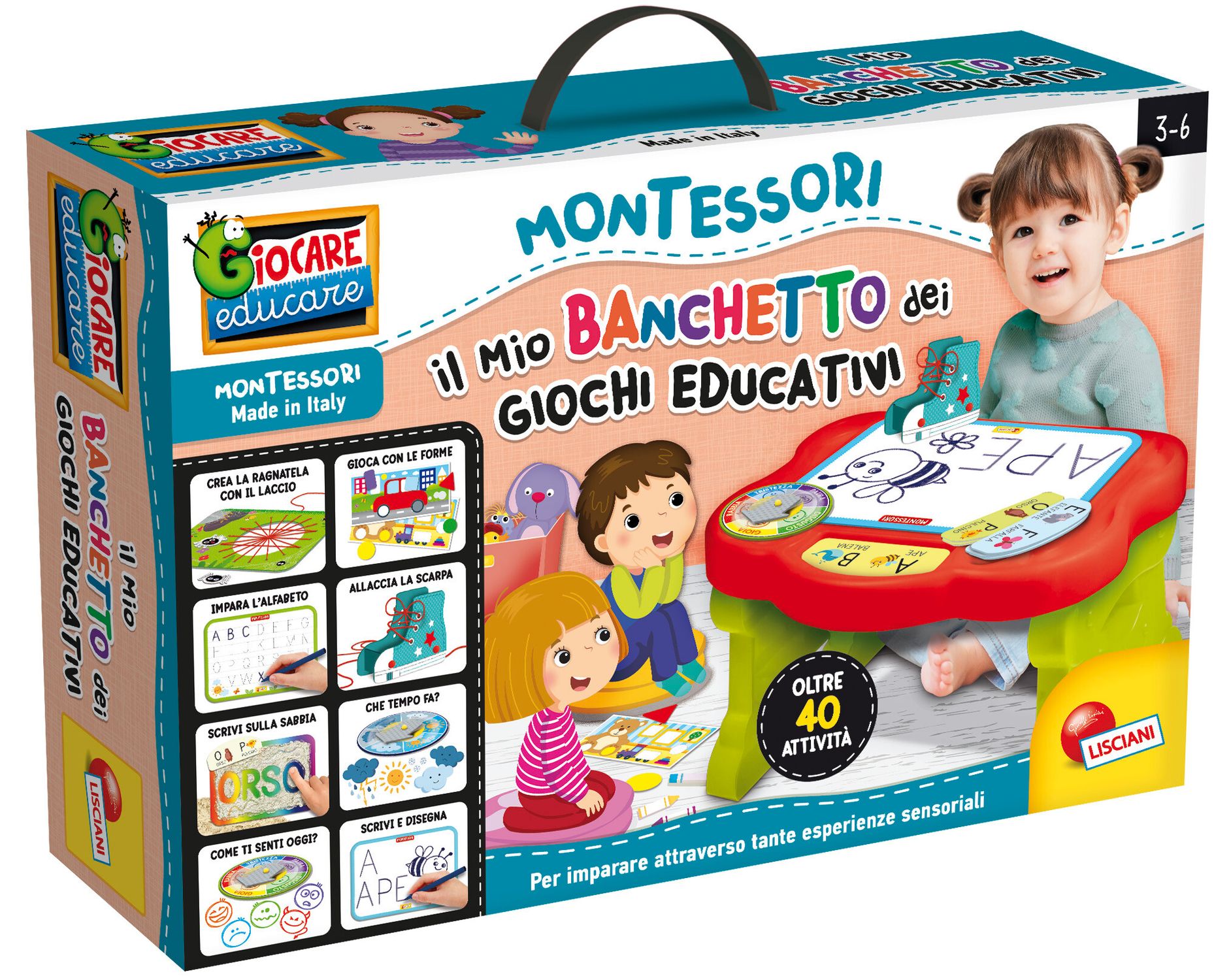 Montessori il mio banchetto dei giochi educativi - LISCIANI