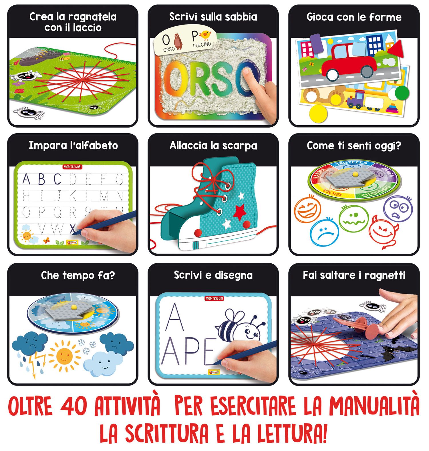 Montessori il mio banchetto dei giochi educativi - LISCIANI
