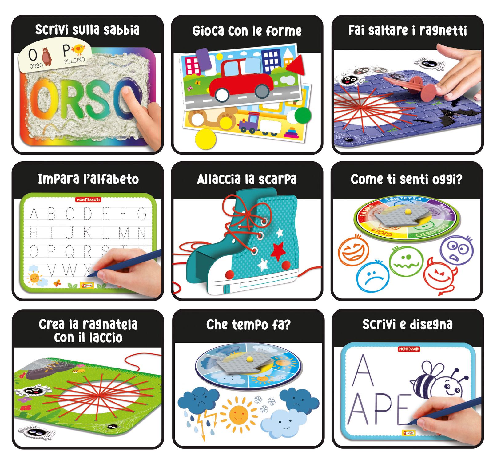 Montessori il mio banchetto dei giochi educativi - LISCIANI