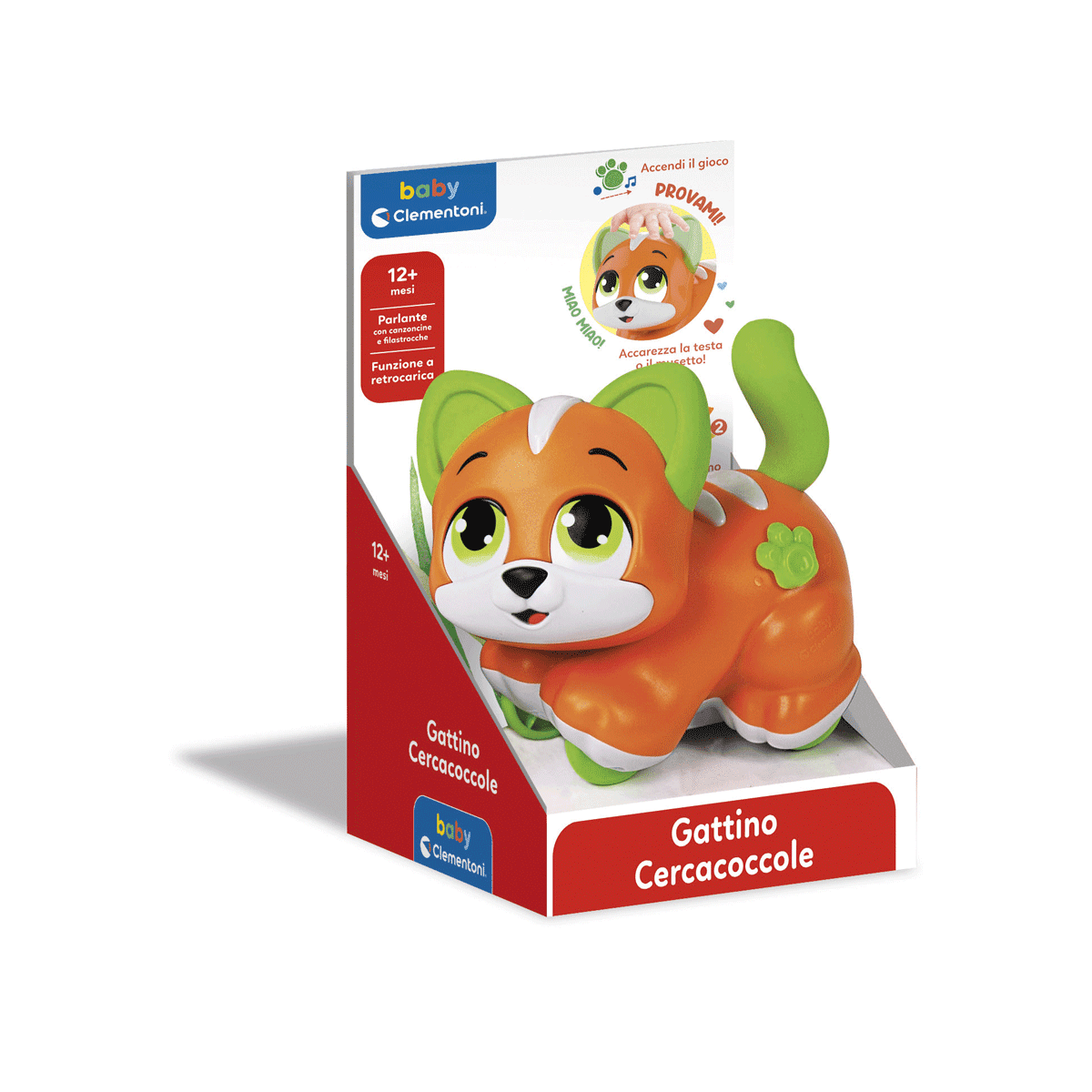 Baby clementoni - gattino cercacoccole, gioco prima infanzia - BABY CLEMENTONI
