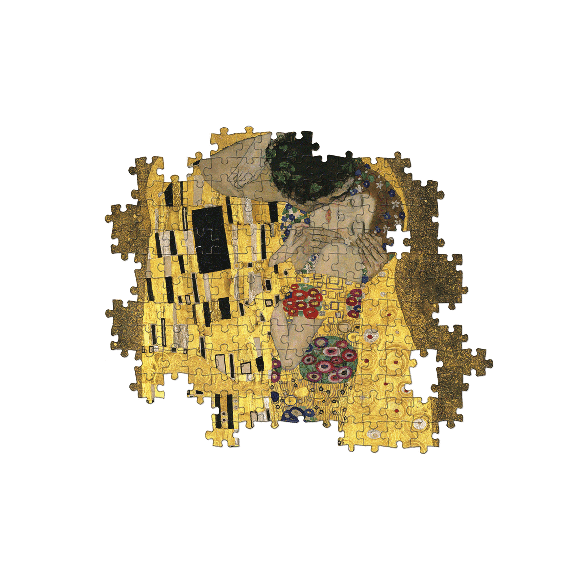 Clementoni puzzle museum collection - klimt, "the kiss" - 1000 pezzi, puzzle adulti - CLEMENTONI