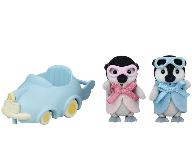 Pinguini con auto -  personaggi e playset del meraviglioso mondo sylvanian families - SYLVANIAN FAMILIES